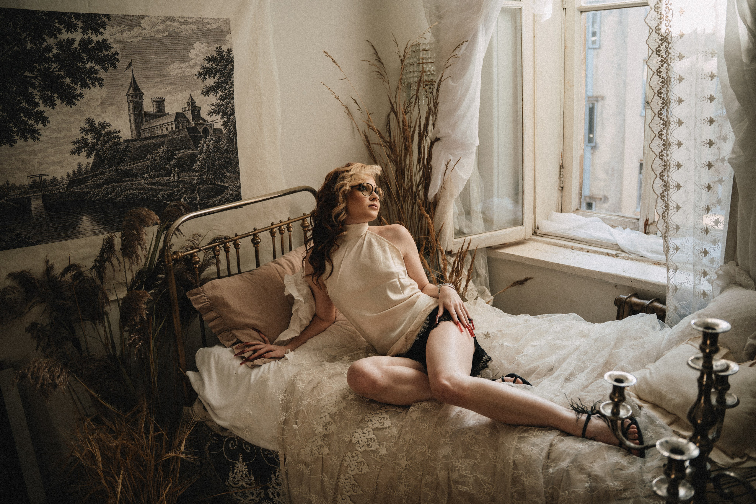 Фотограф СПБ. Фотограф в Санкт-Петербурге. Федосова Елизавета. Студийная фотосессия для девушки.