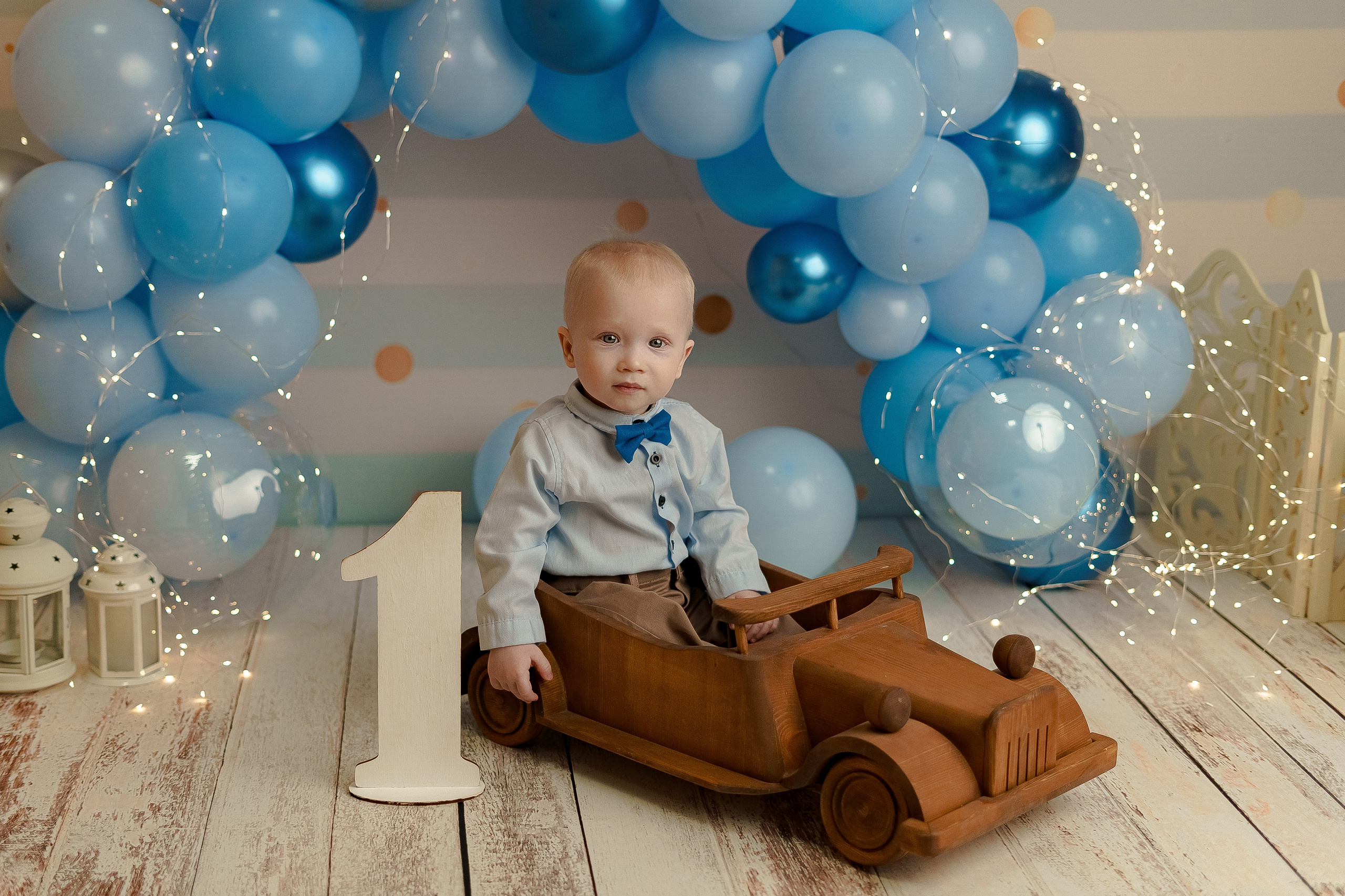 Шары к тарифу «годик эксклюзив». Фотограф новорожденных в г. Павлово Беспалова Екатерина