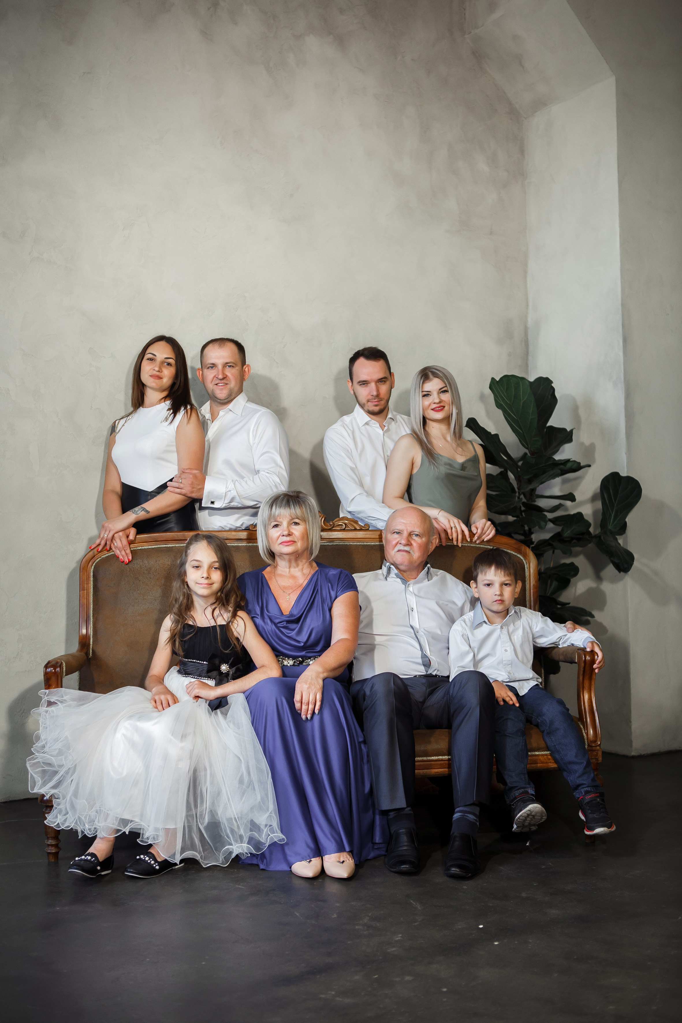 Очень большая семья, личные и парные портреты. Свадебный и портретный Фотограф в Липецке Дмитрий Котюков