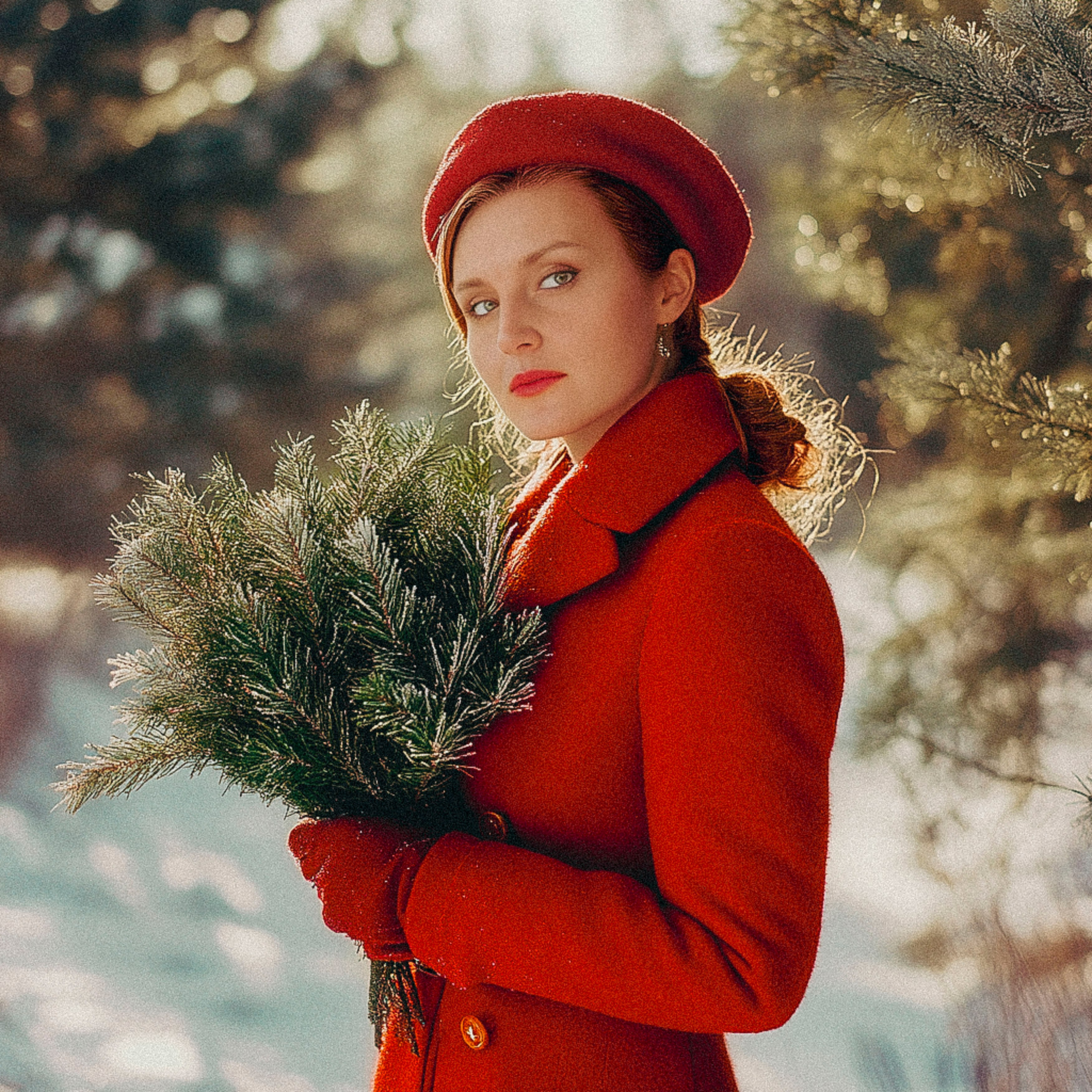 Нейрофотосессия для себя. Девушка с елочкой. ФотоХудожник Харитонова Ирина г. Санкт-Петербург