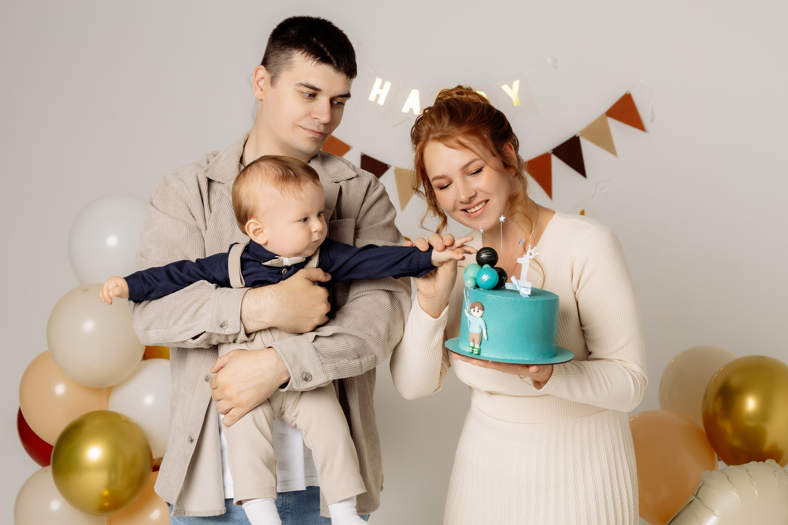 Фотосессия на 1 годик. Зотова Алена — семейный и женский фотограф в Зеленограде