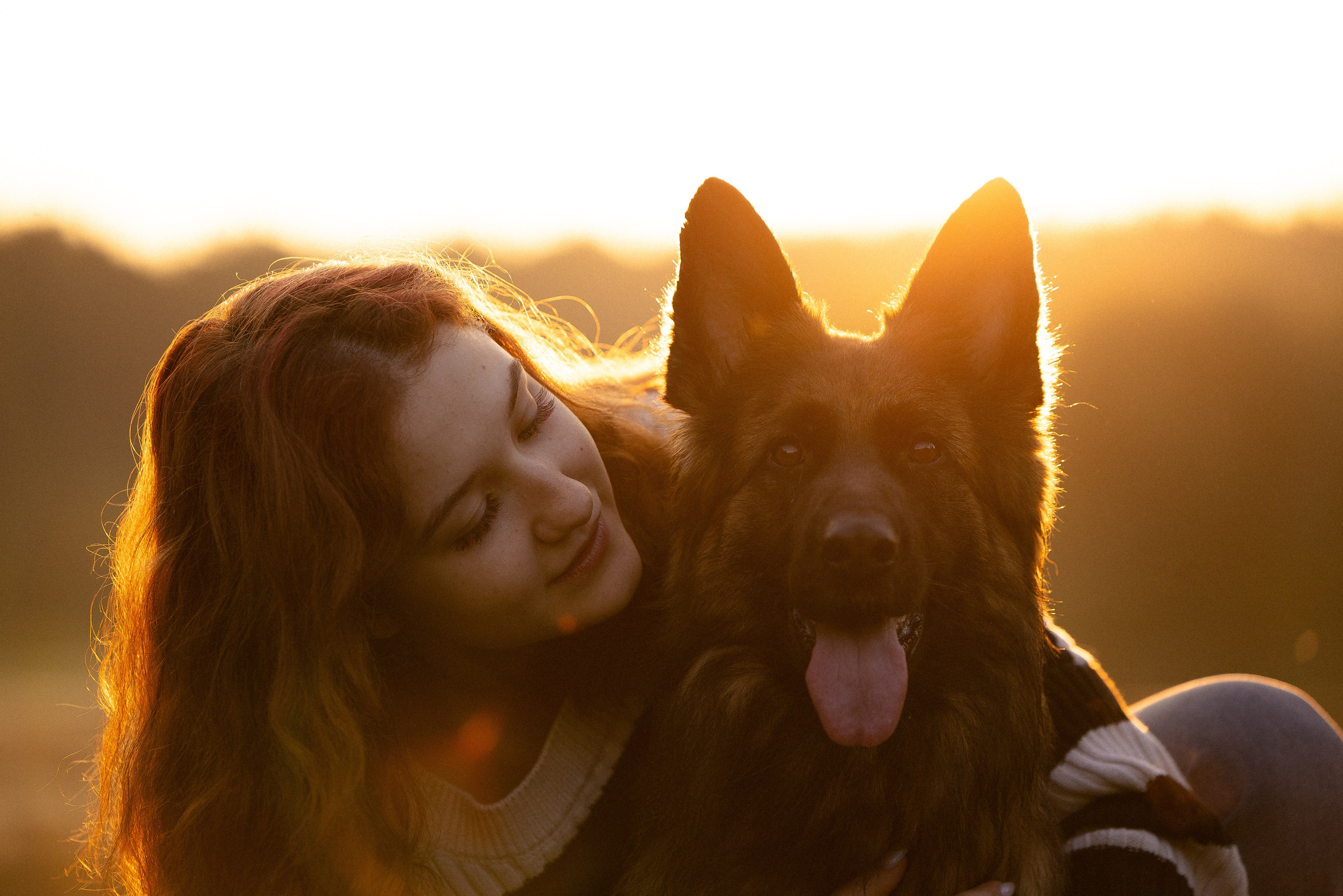Алена, Матвей, Фанни и Фрея. Фотограф и видеограф анималист Аганина Дарья