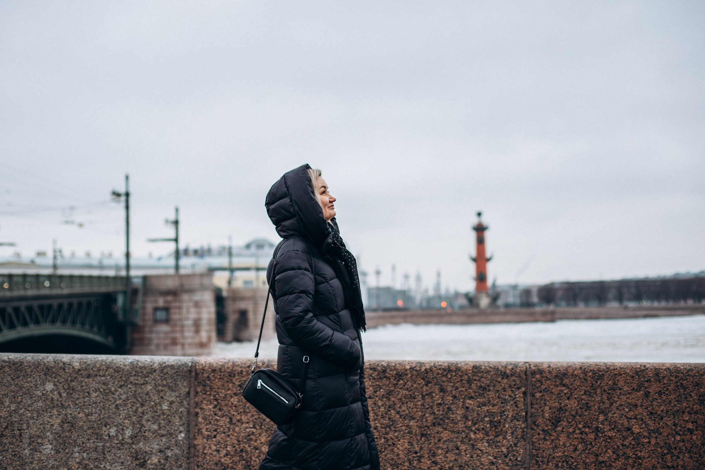 Юлия в феврале. Фотопрогулка в Петербурге. Индивидуальный и семейный фотограф в Санкт-Петербурге
