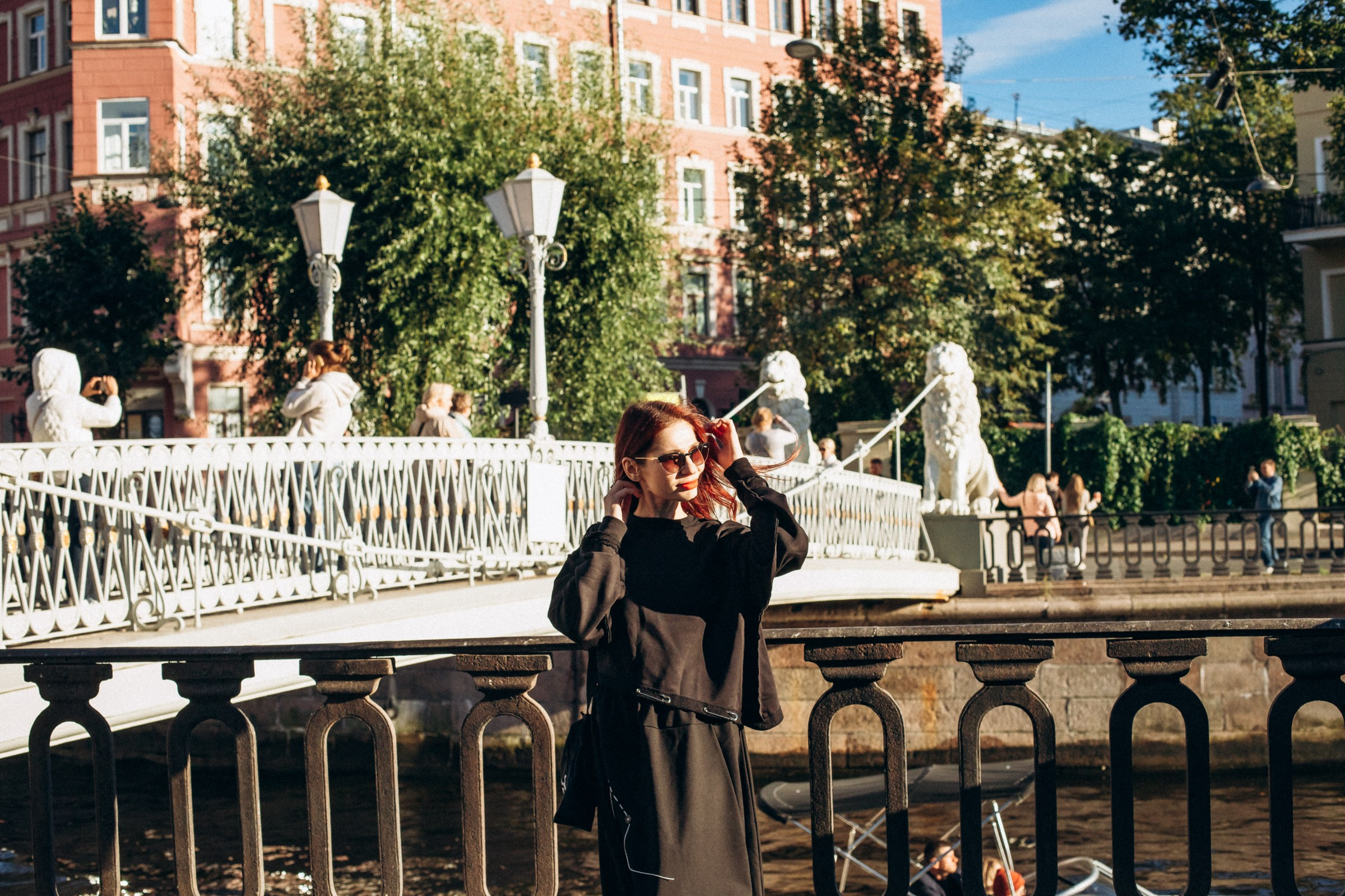 Людмила в сентябре. Фотопрогулка в Петербурге. Индивидуальный и семейный фотограф в Санкт-Петербурге