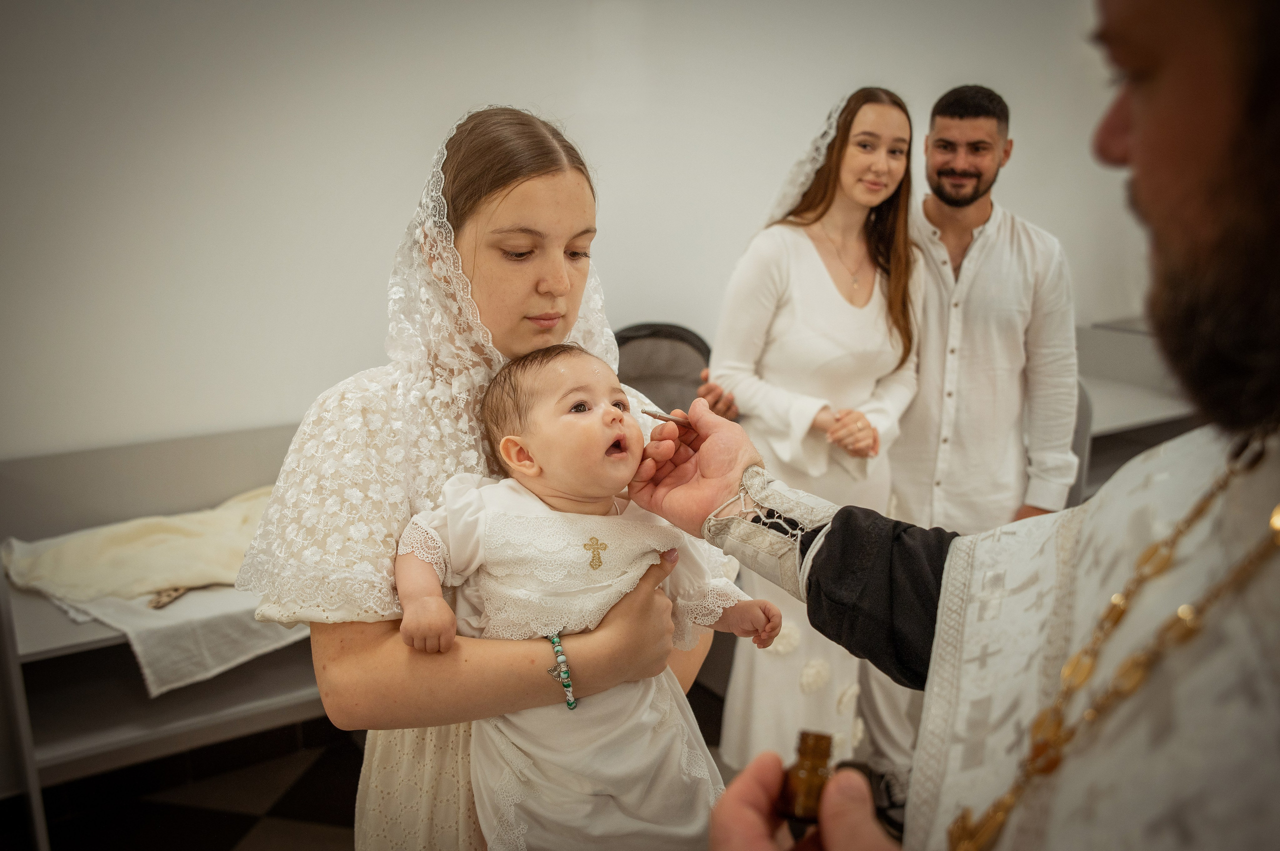 Таинство Крещения Александры, Александра-Невский Собор г. Волгоград. Церковный, семейный и репортажный фотограф Волгоград, Волжский