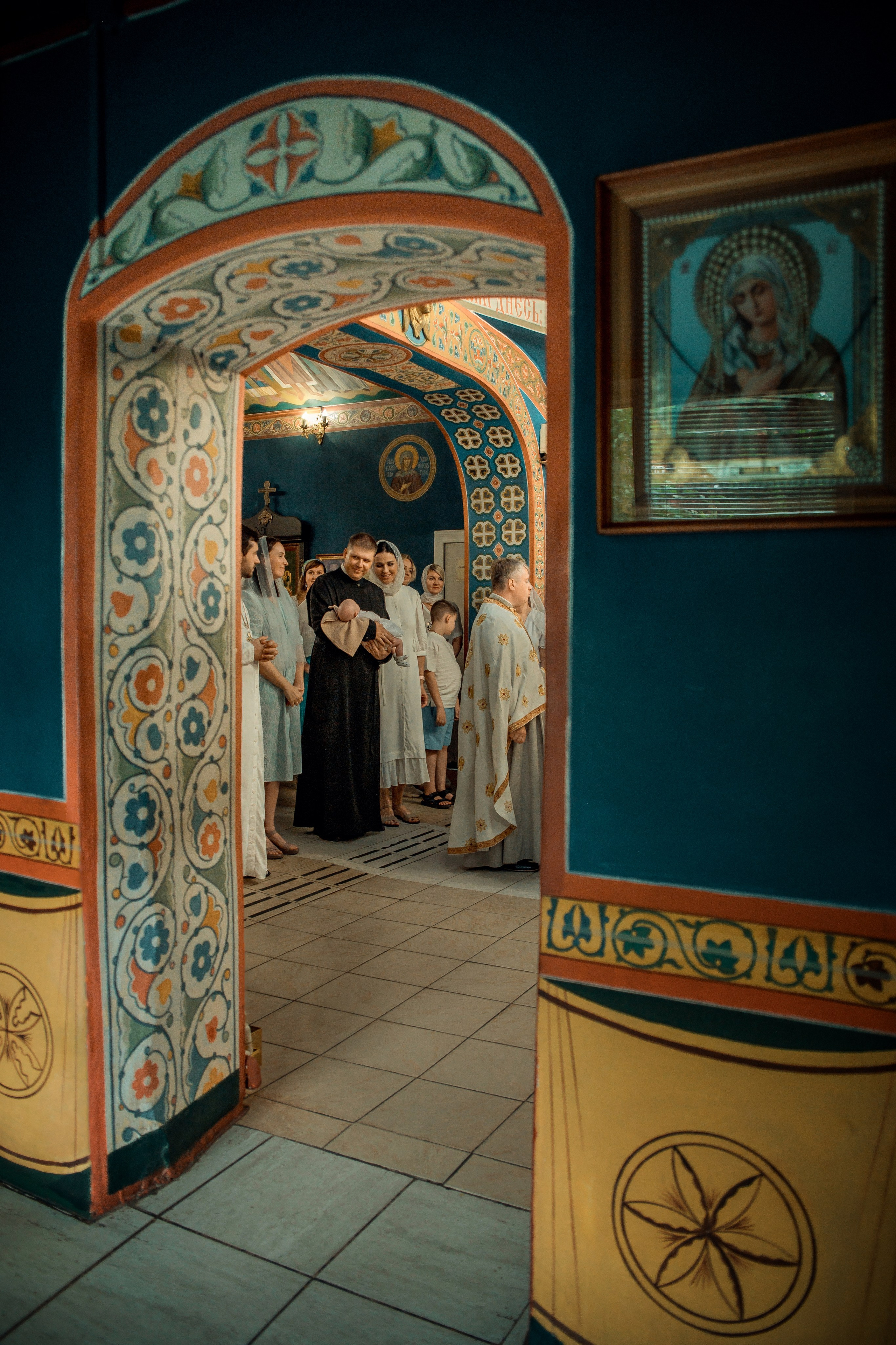Таинство Крещения Филиппа, Храм святых Новомучеников и Исповедников Российских г. Волжский. Церковный, семейный и репортажный фотограф Волгоград, Волжский