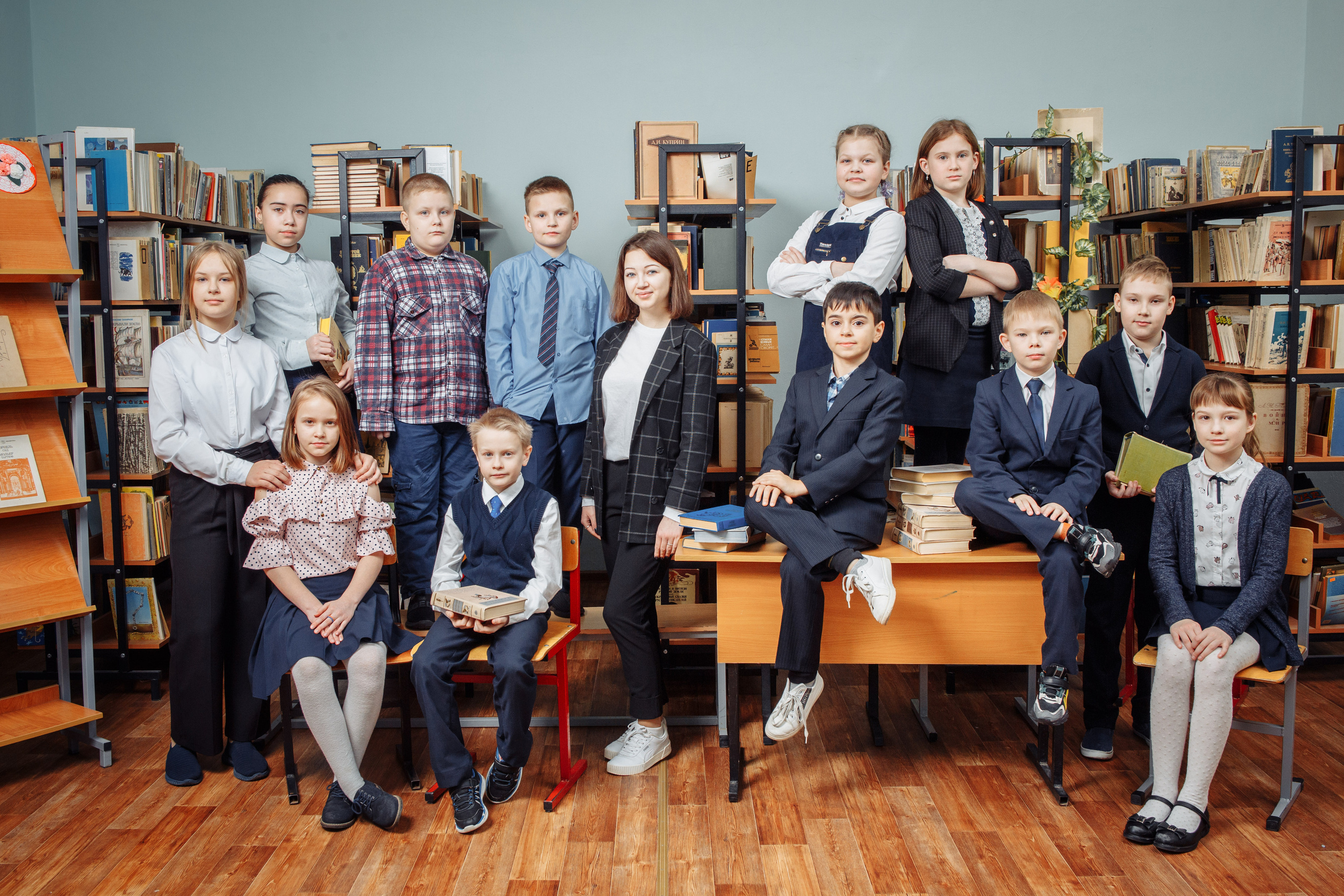 4 класс. Студия школьной фотографии в Твери. Выпускные альбомы в Твери