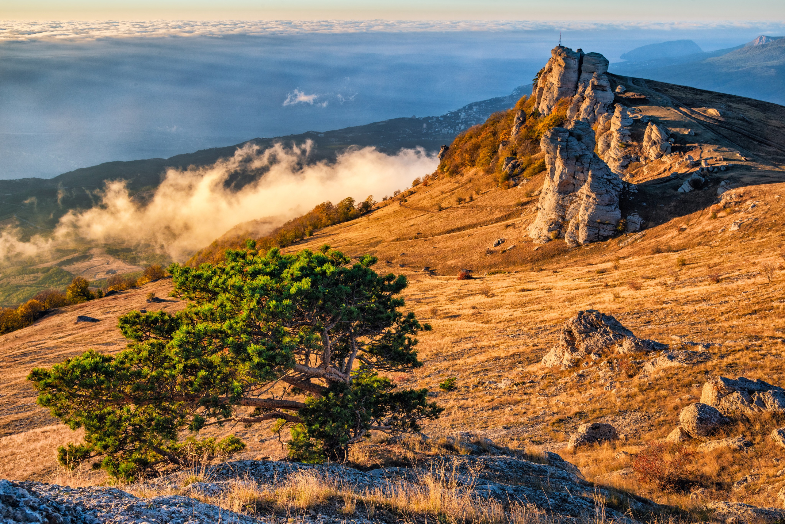 Утро на южном берегу Крыма.
