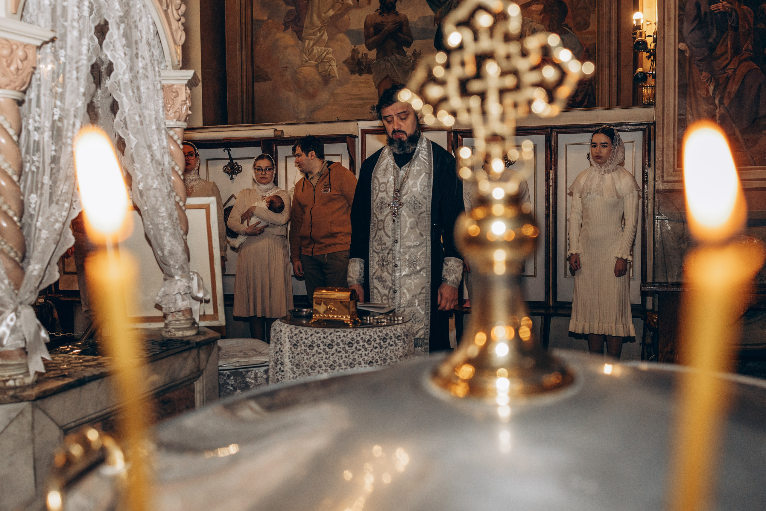 Крещение в Храме Воскресения Словущего в Даниловской Слободе. Главная