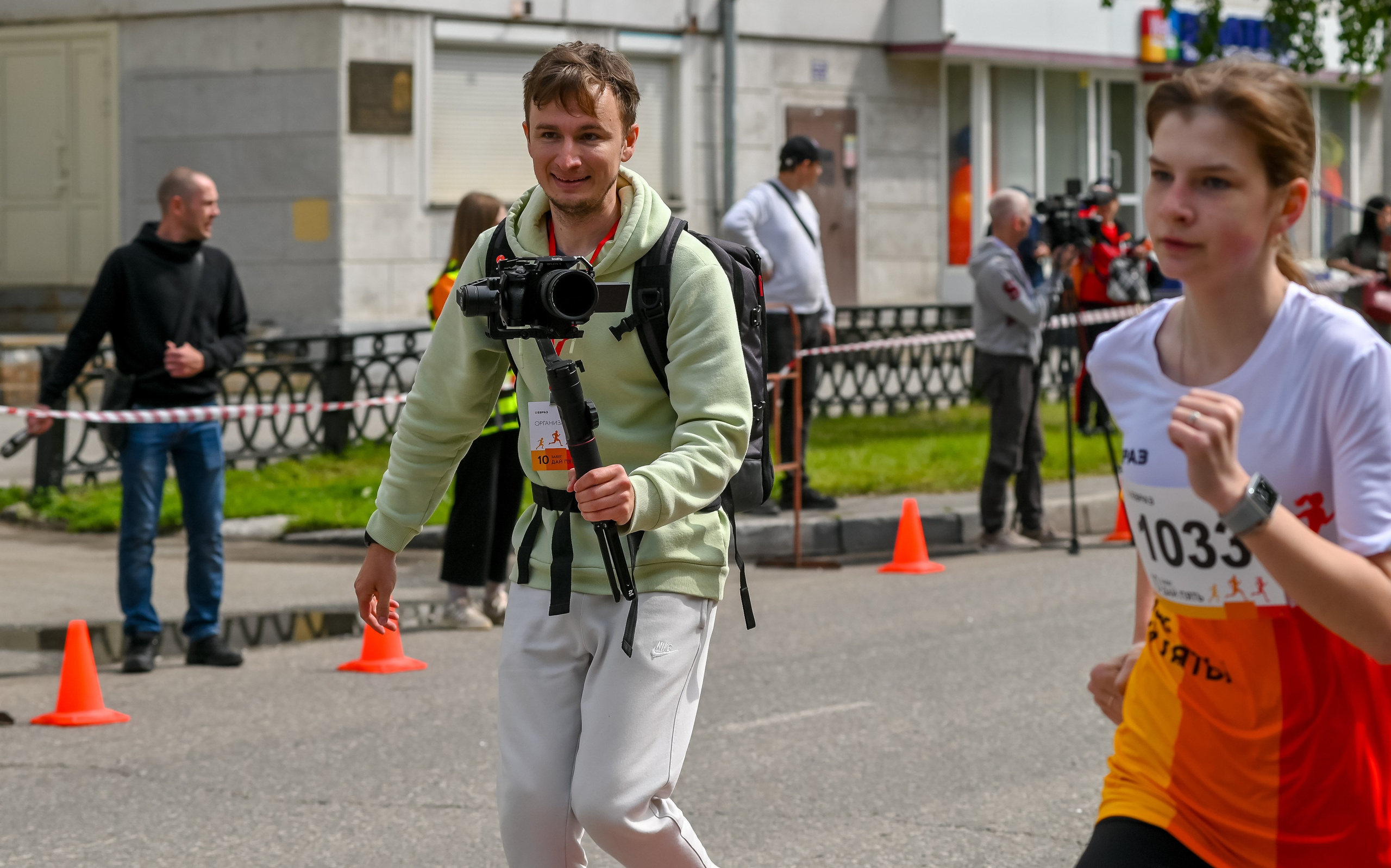 Забег «Дай пять» в Новокузнецке 26.05.2024. Репортажный профессиональный фотограф-любитель