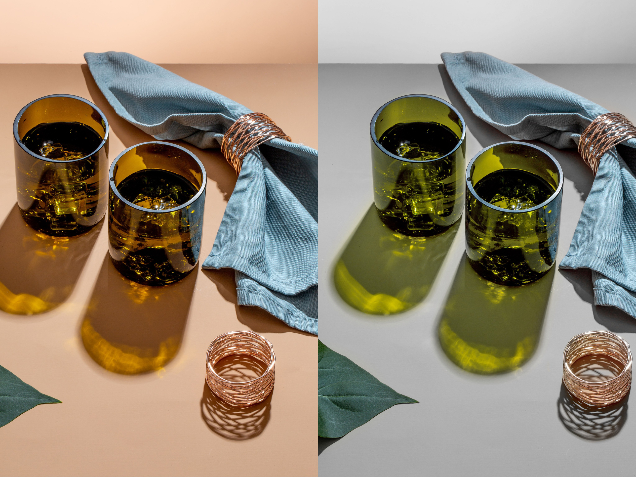 Ретушь фотографий стеклянной посуды | Студия SVITHART