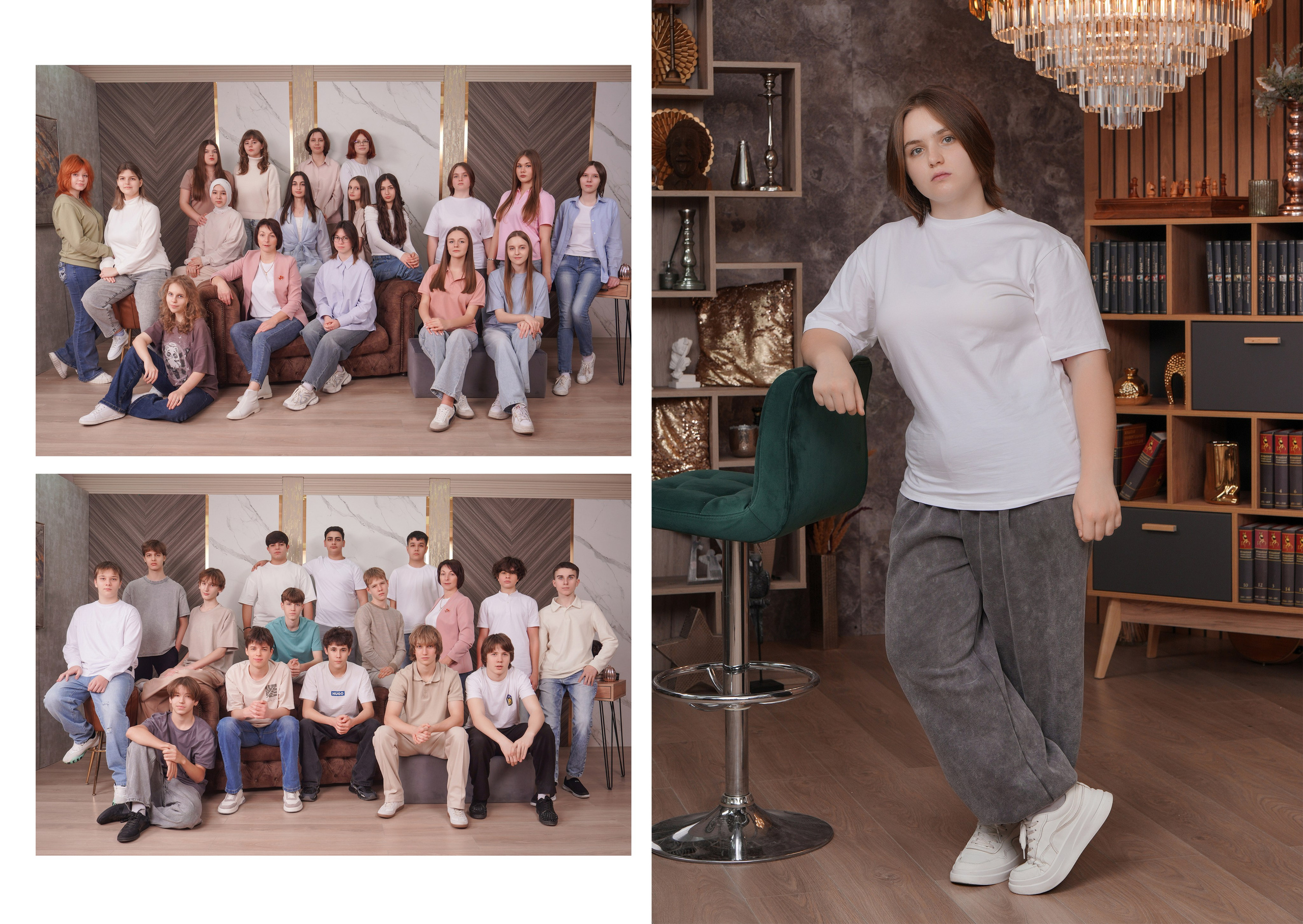 ШКОЛА 105 9 В. Красивый выпускной альбом в Краснодаре