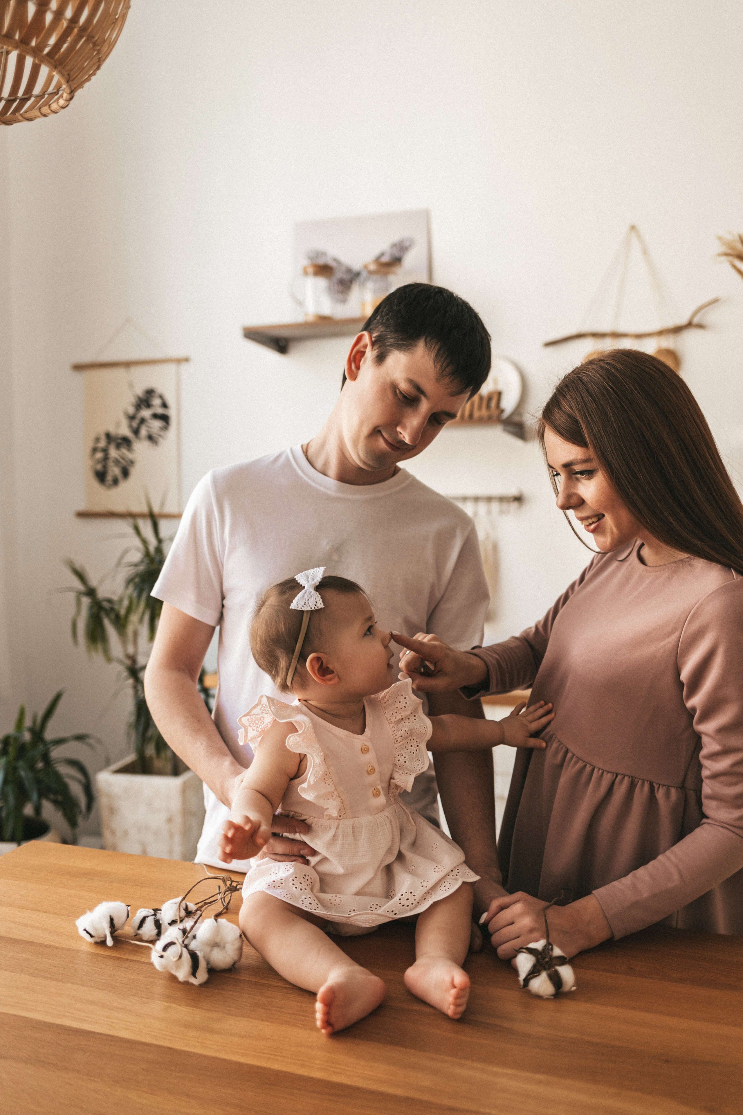 Ира, Слава и Аришка БОХО. Семейный и детский фотограф во Владивостоке