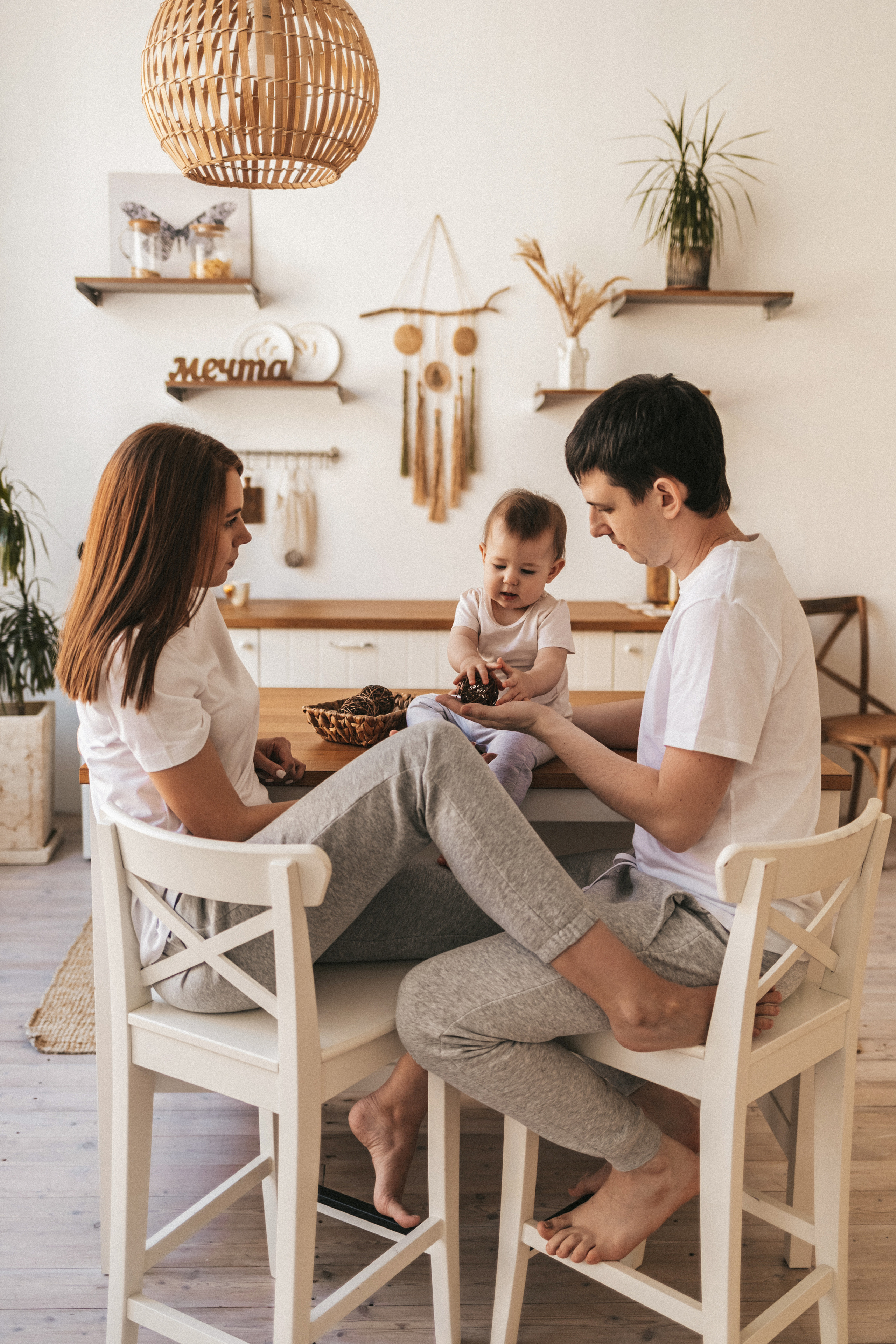 Ира, Слава и Аришка БОХО. Семейный и детский фотограф во Владивостоке