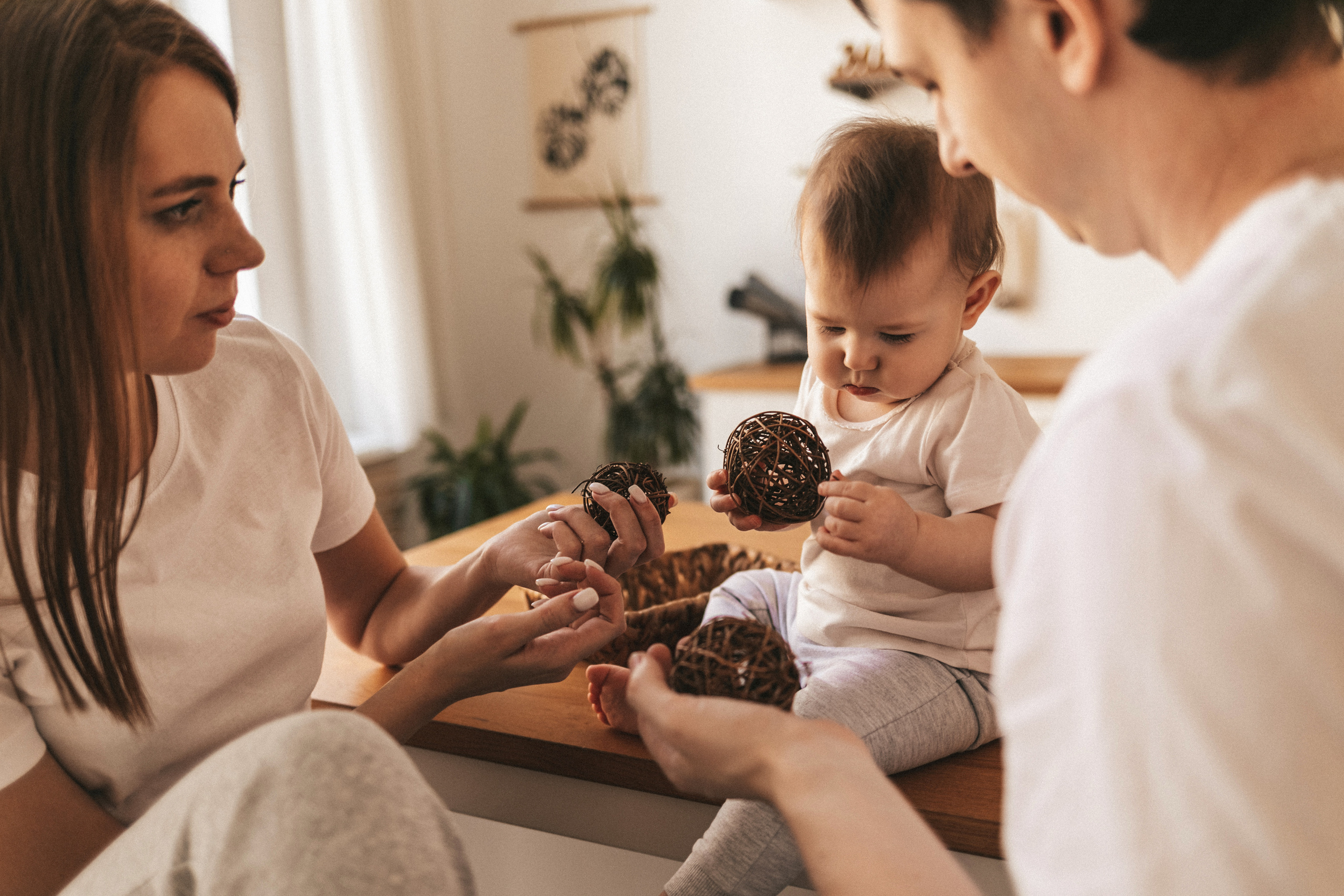 Ира, Слава и Аришка БОХО. Семейный и детский фотограф во Владивостоке