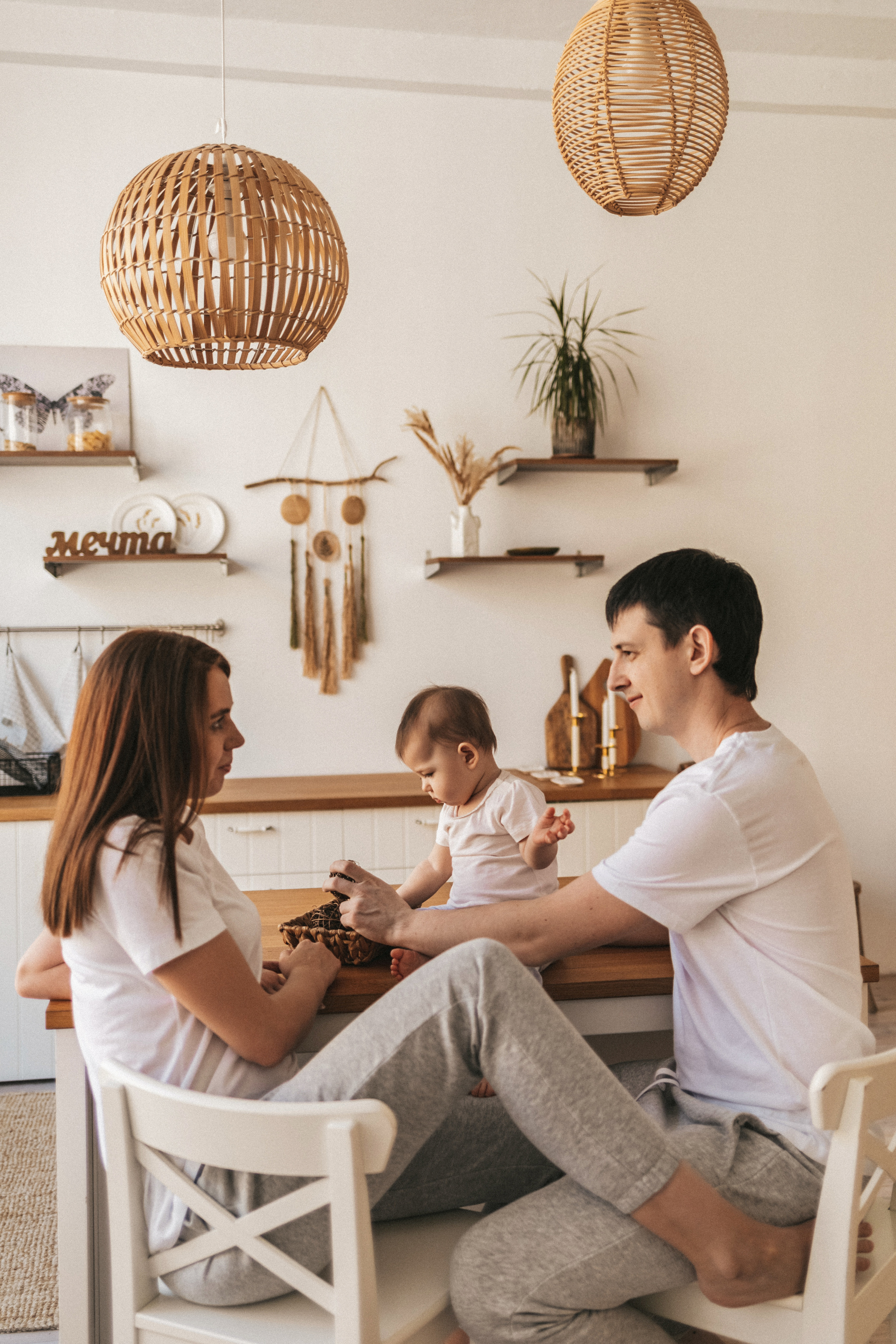 Ира, Слава и Аришка БОХО. Семейный и детский фотограф во Владивостоке