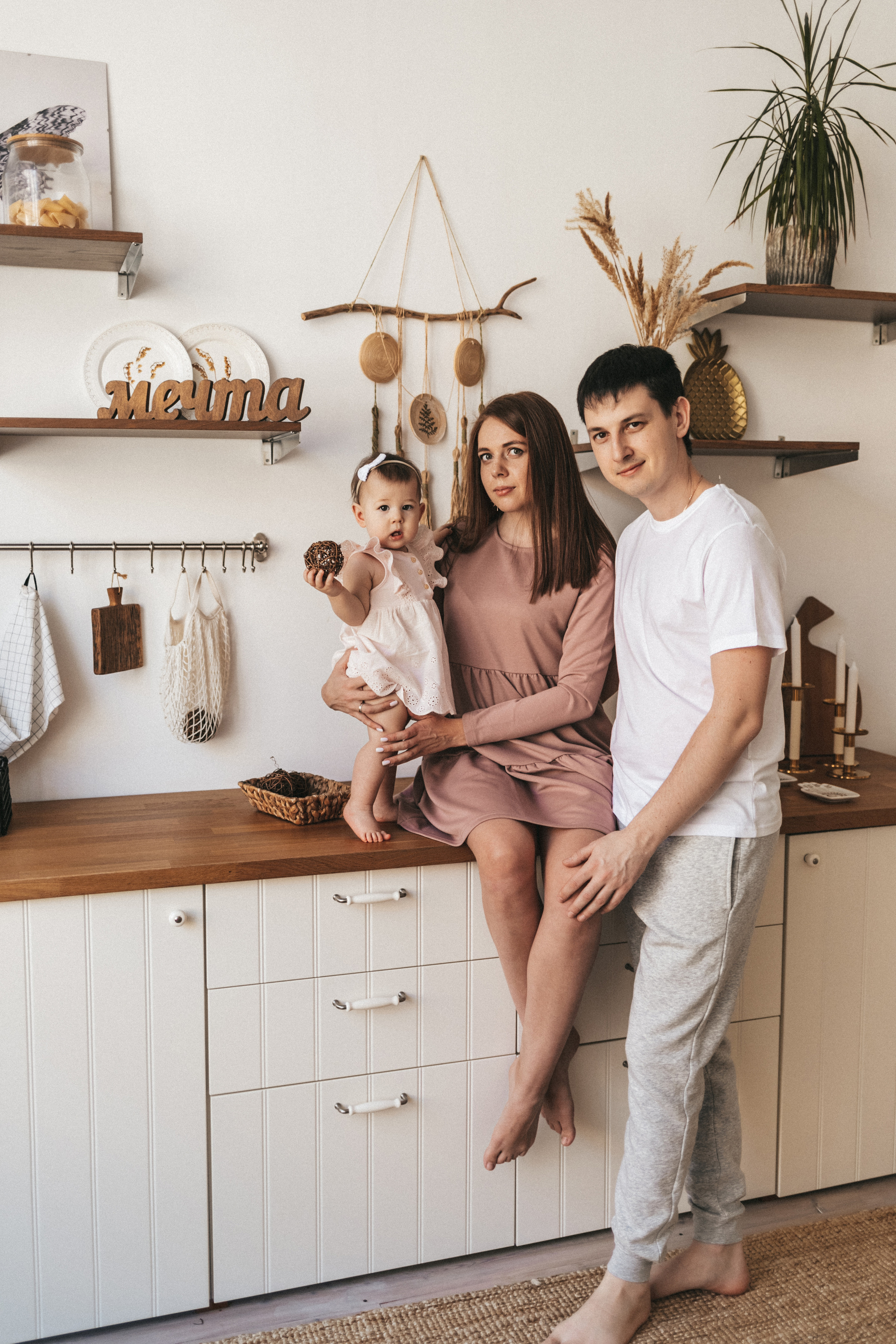 Ира, Слава и Аришка БОХО. Семейный и детский фотограф во Владивостоке