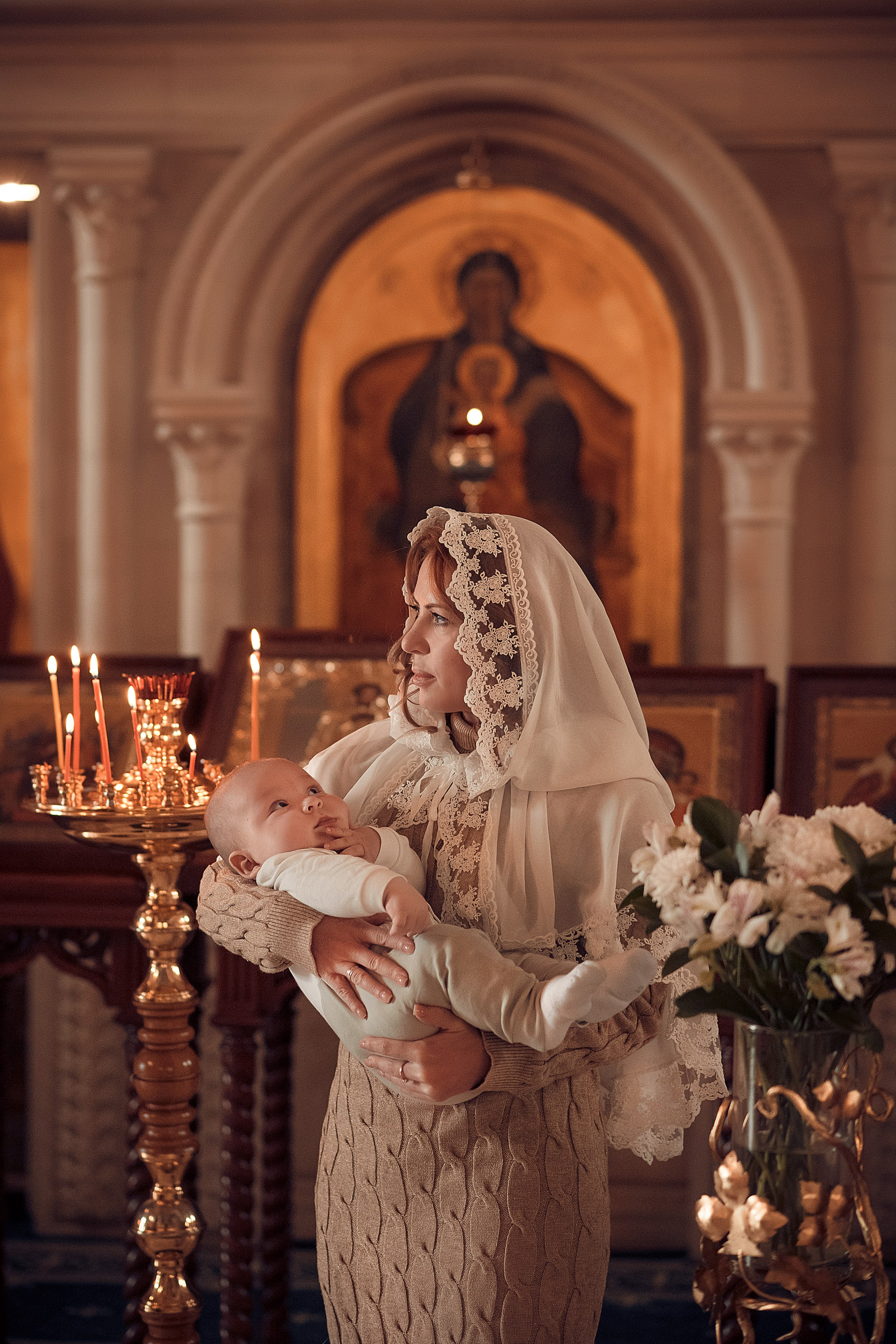 Крещение Марка. Свадебный, семейный и детский фотограф в Москве и области