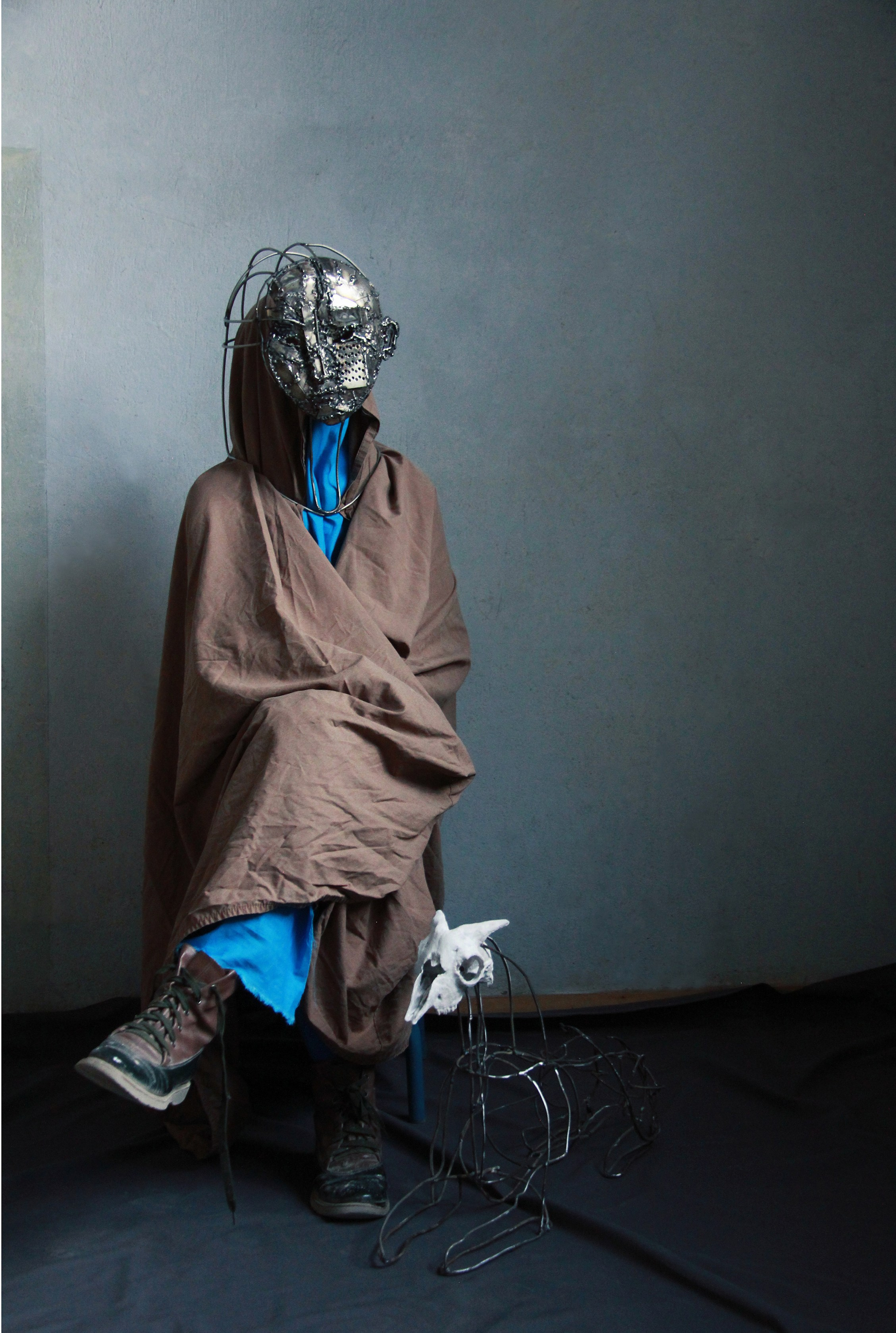 Железная маска / iron mask. Художник — скульптор Антонина Фатхуллина