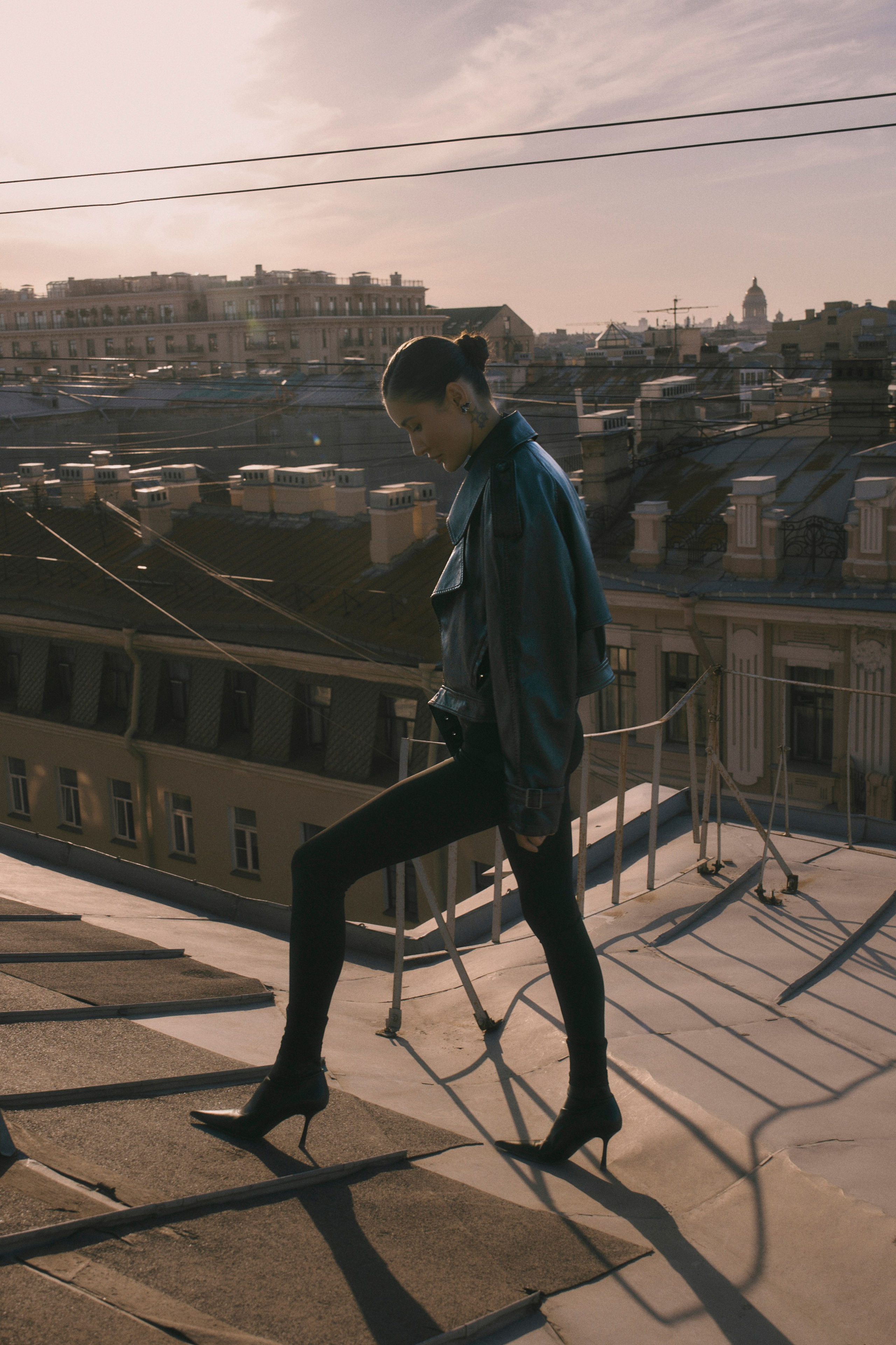 фотосессия на крыше Питер