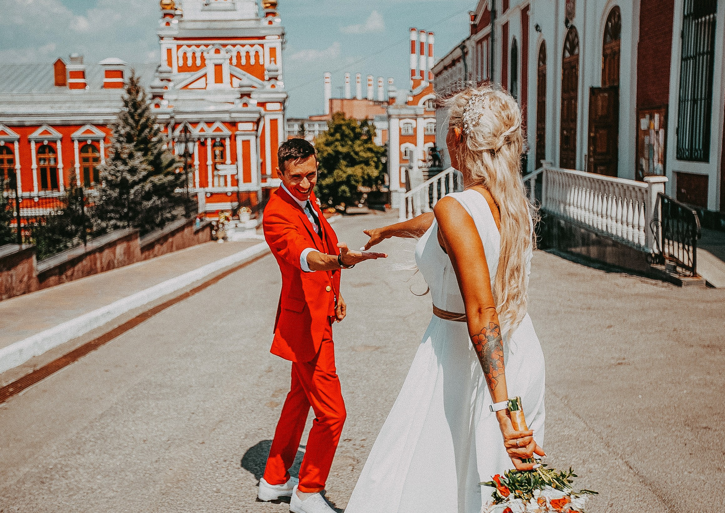 Свадебная летняя фотосессия. Фотограф в городе Самара Александр Гераськин
