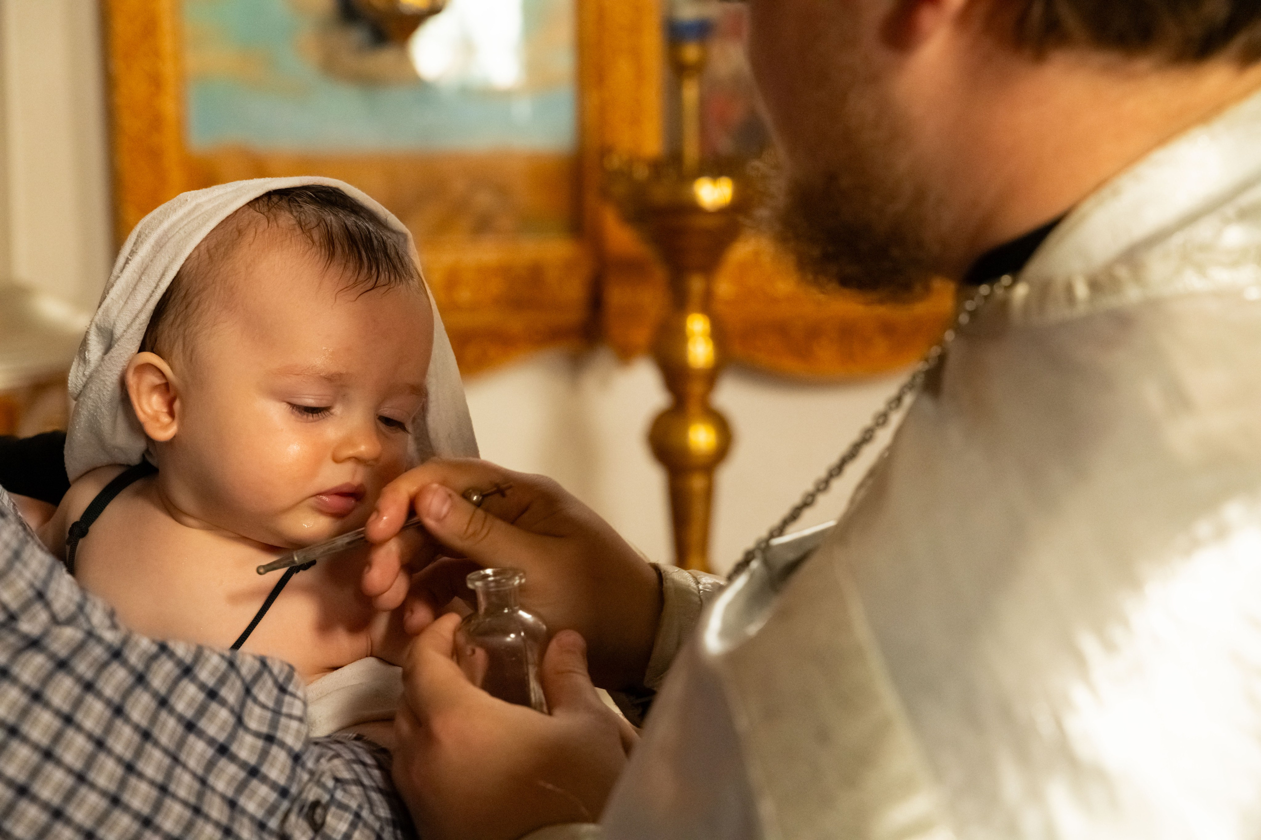 Таинство Крещение (Репортаж). Фотограф Брянск