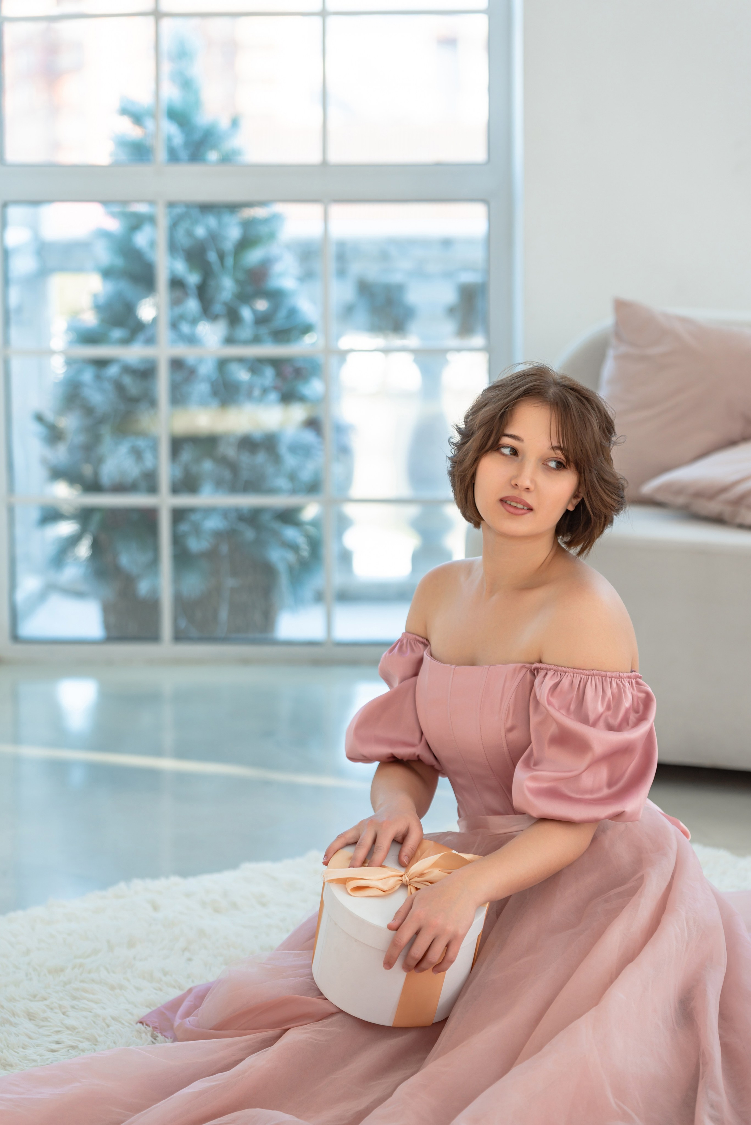 Фототур на Байкал Розовый корсет с длинным рукавом