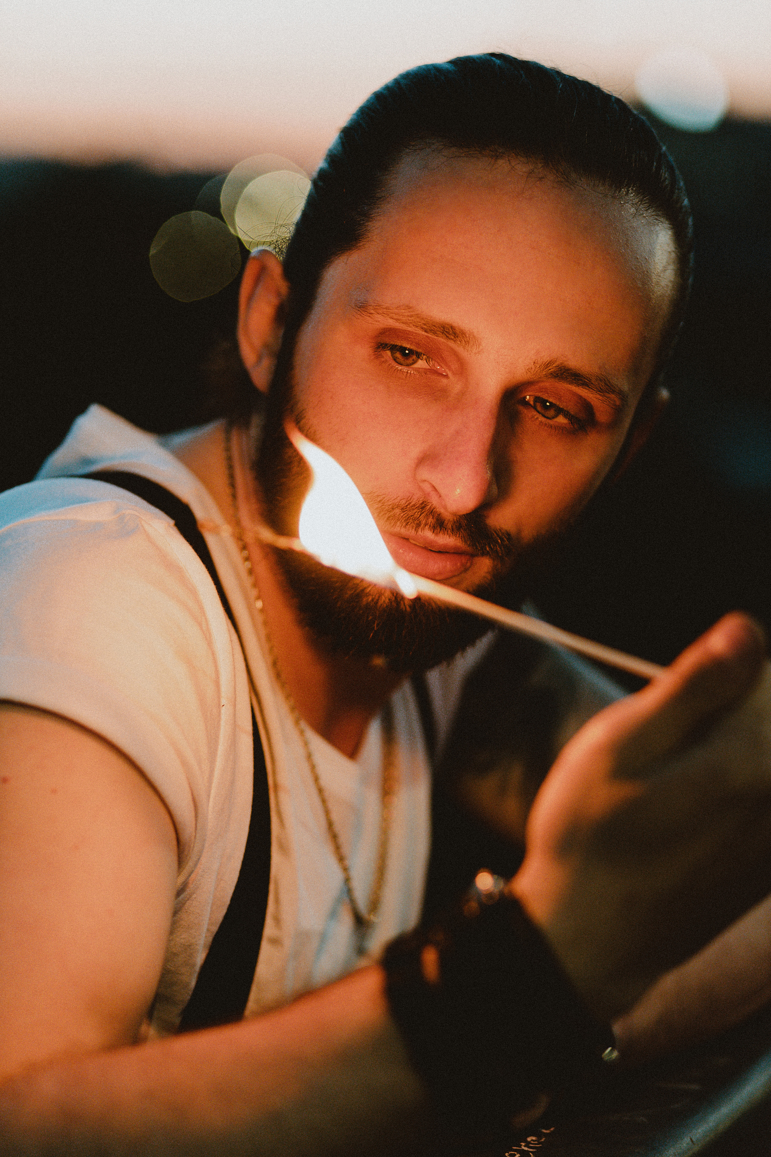 На мосту. Портретный фотограф