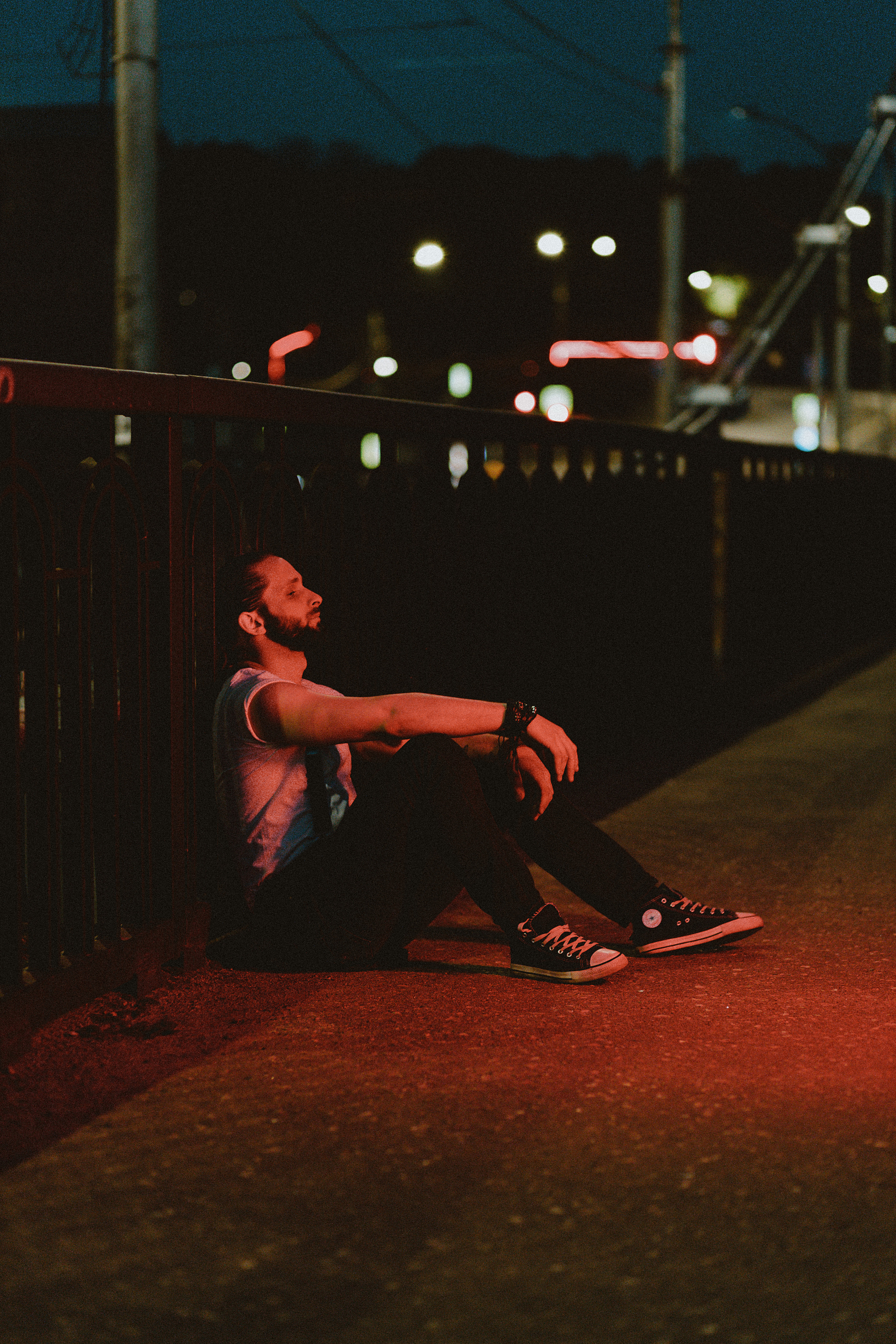 На мосту. Портретный фотограф