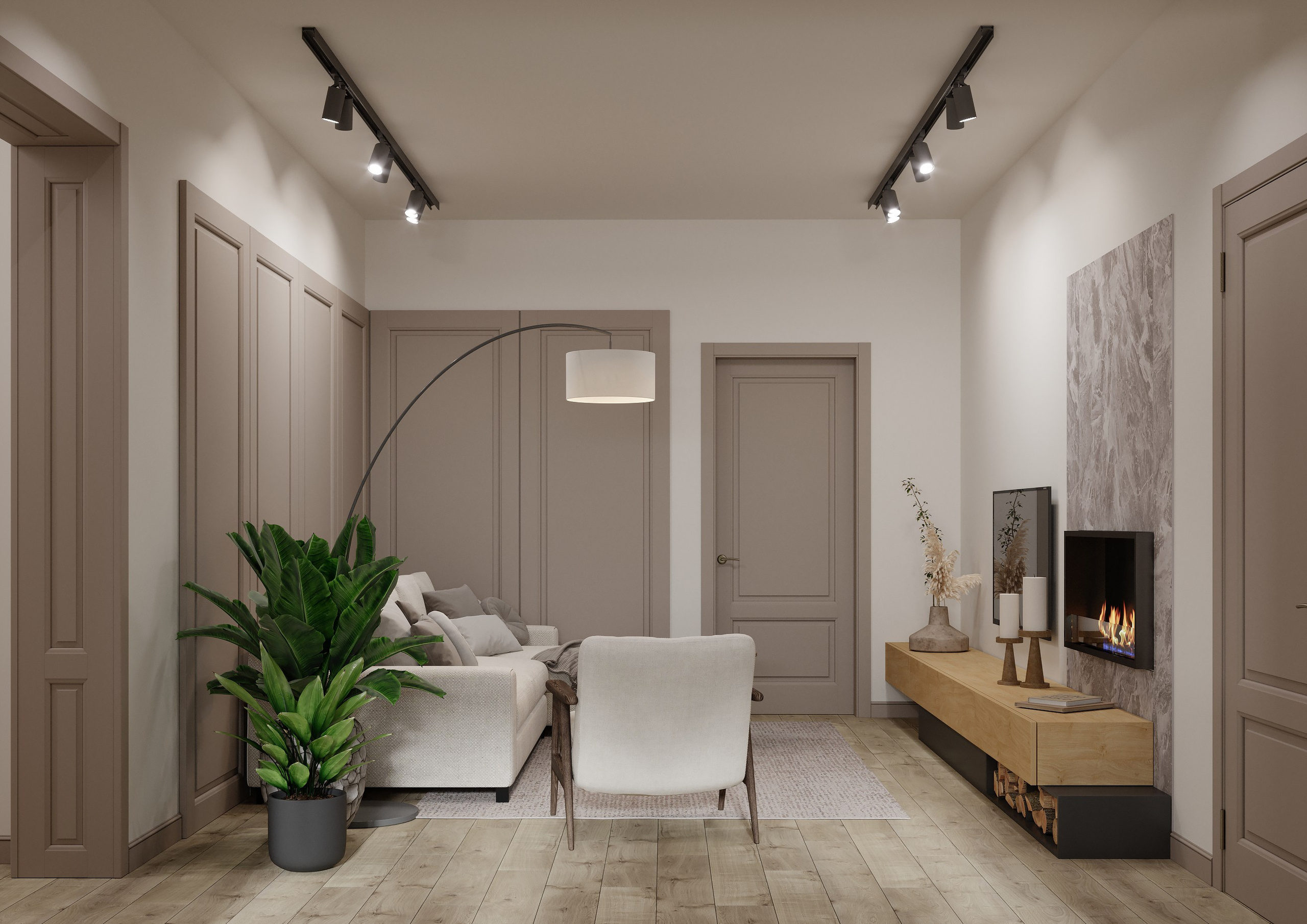 Визуализация дома 93 m². Заказать 3d визуализацию интерьеров — Дарья Веденёва