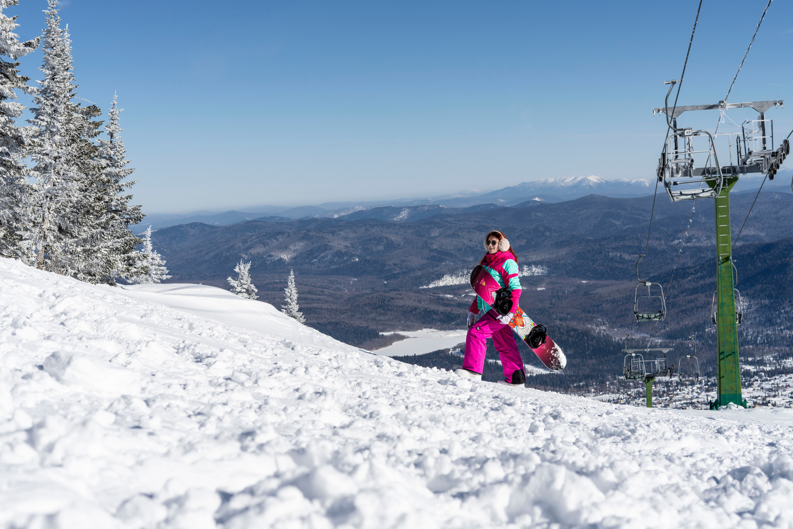 Фотосессия на вершине. Анастасия Паршукова — фотограф Шерегеш Новосибирск