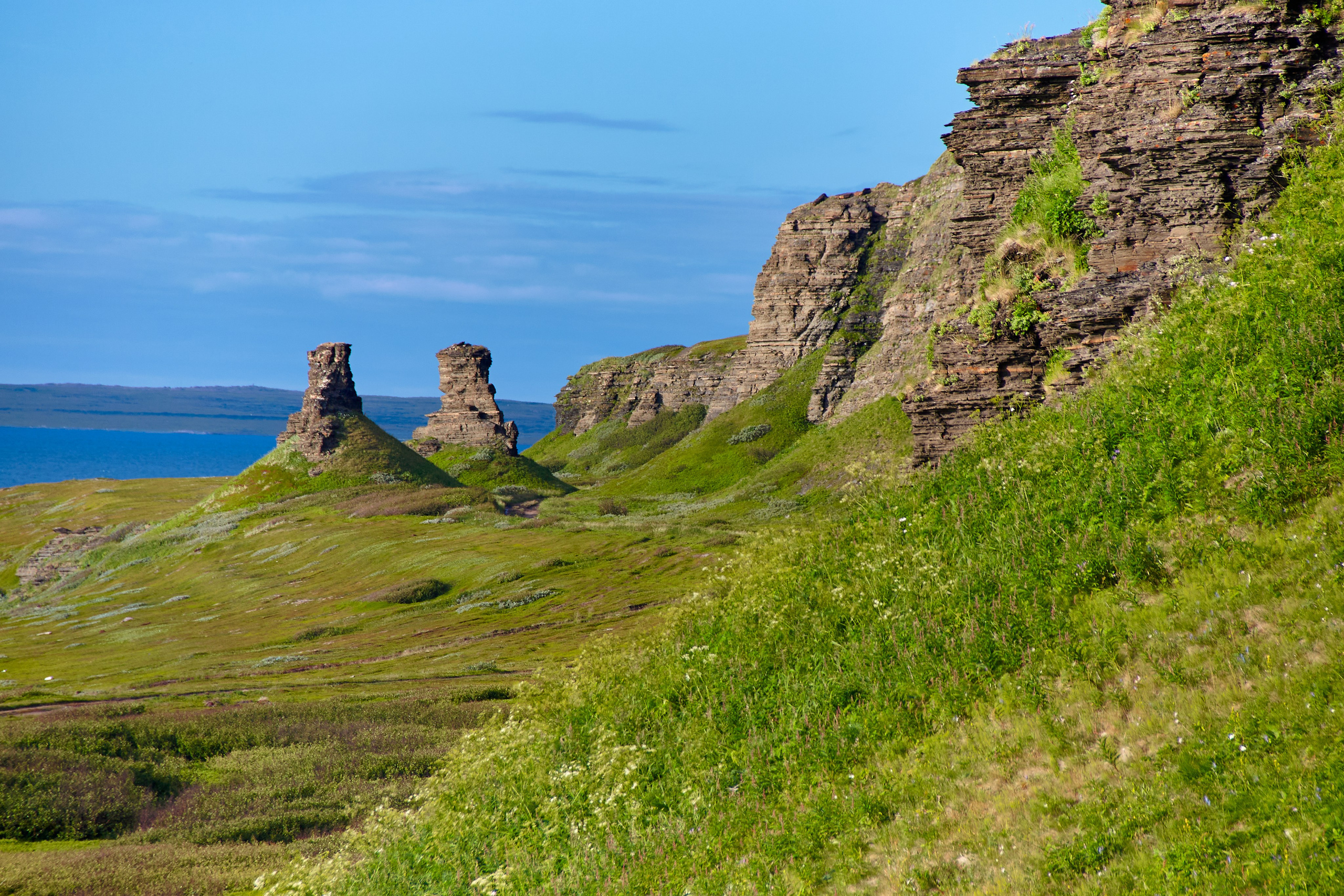 Полуостров Средний. Пейзажи Крайнего Севера. Баренцево море, Рыбачий, Средний, Немецкий