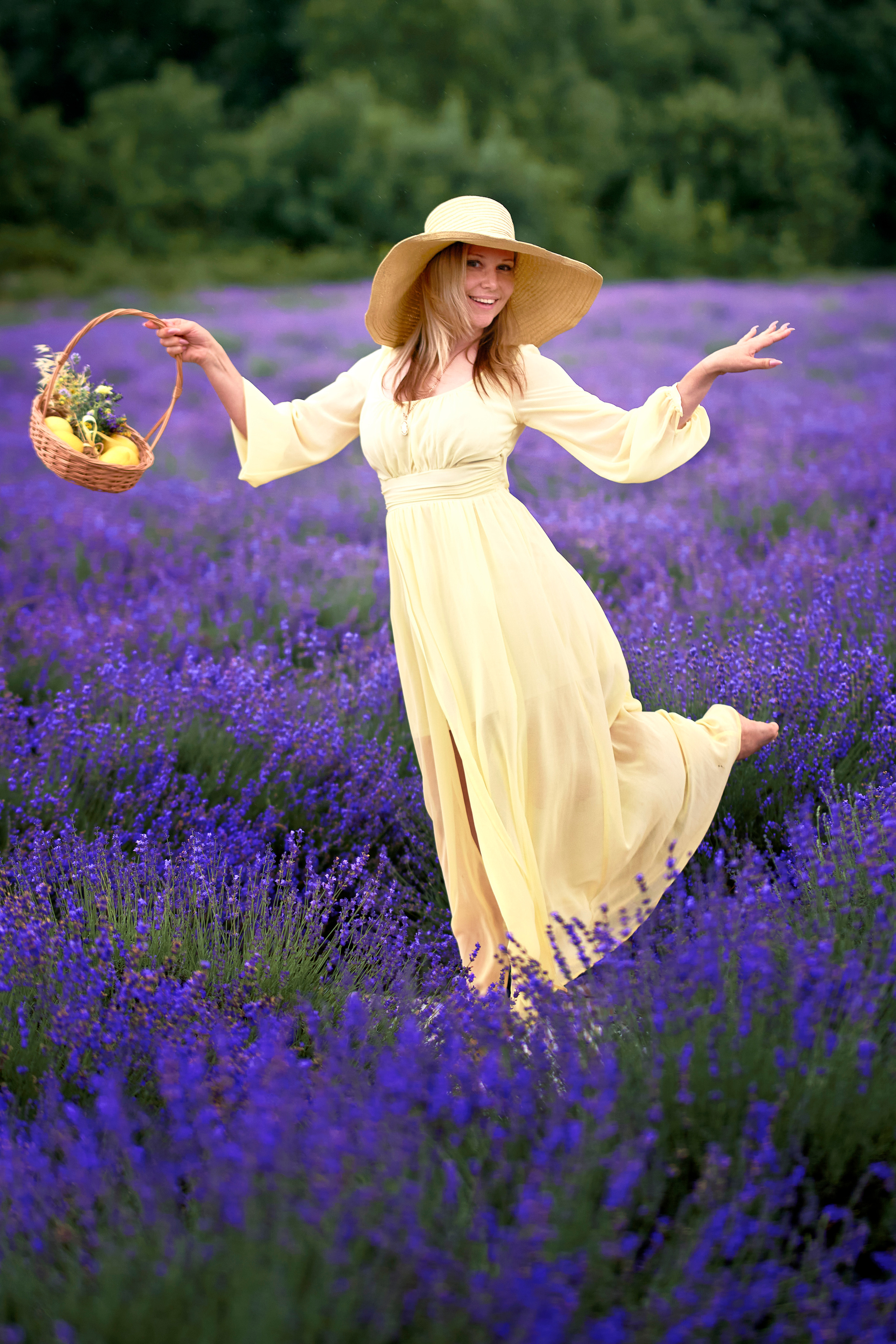 Фотосессия в лавандовых полях Дом ароматных трав для Ирины