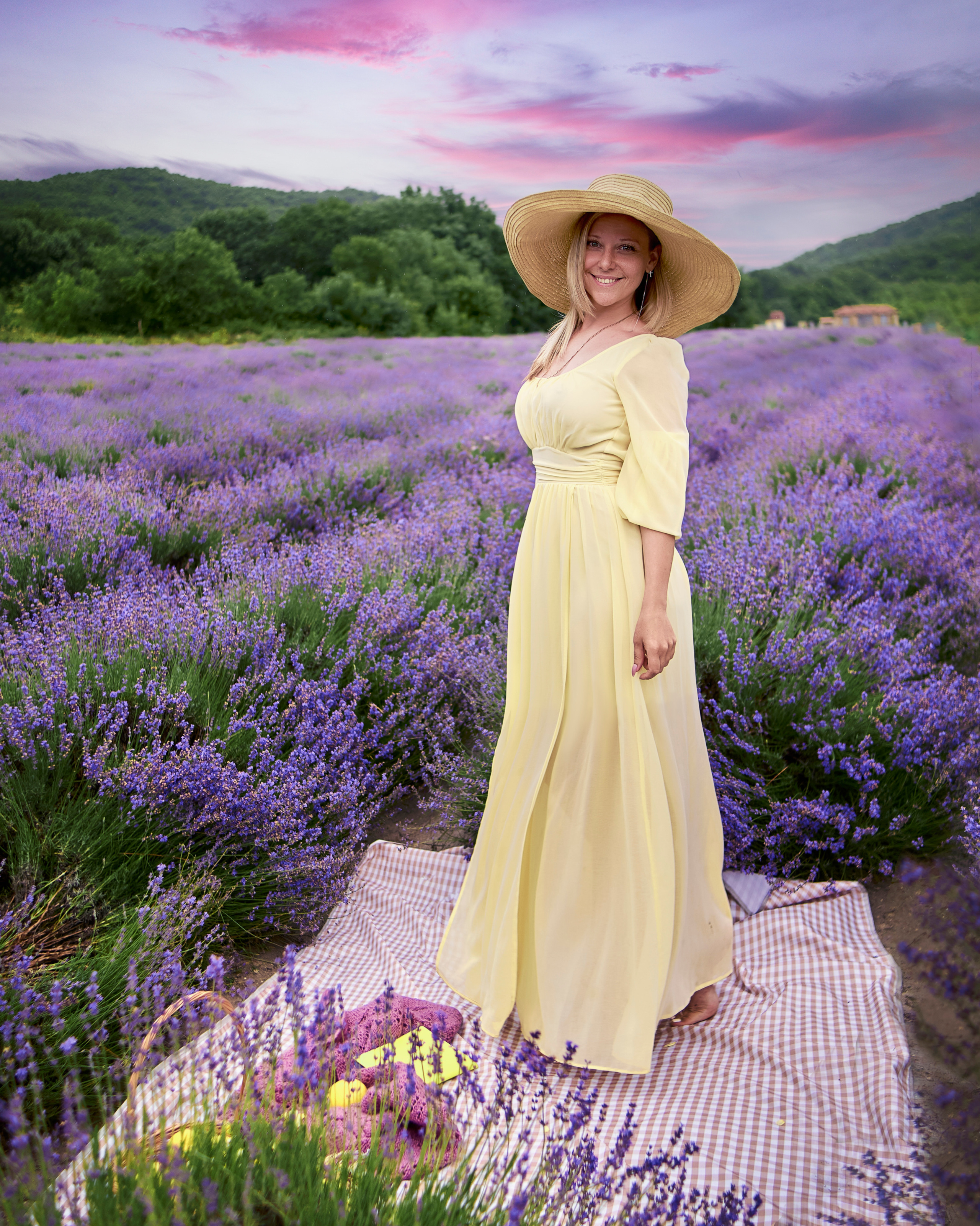 Фотосессия в лавандовых полях Дом ароматных трав для Ирины