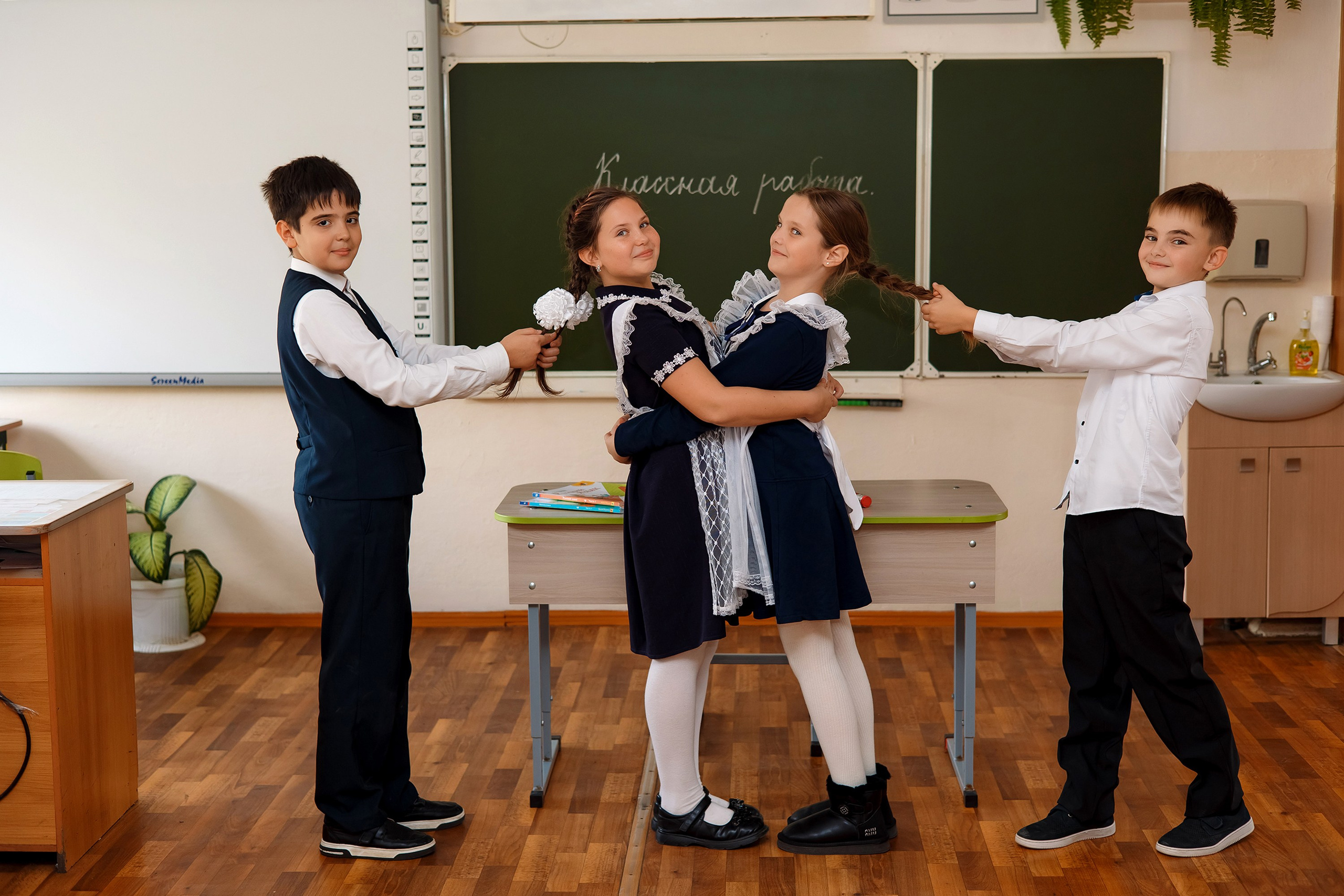 11 школа 4 класс. Фотограф Любовь Корниенко, Примоский край