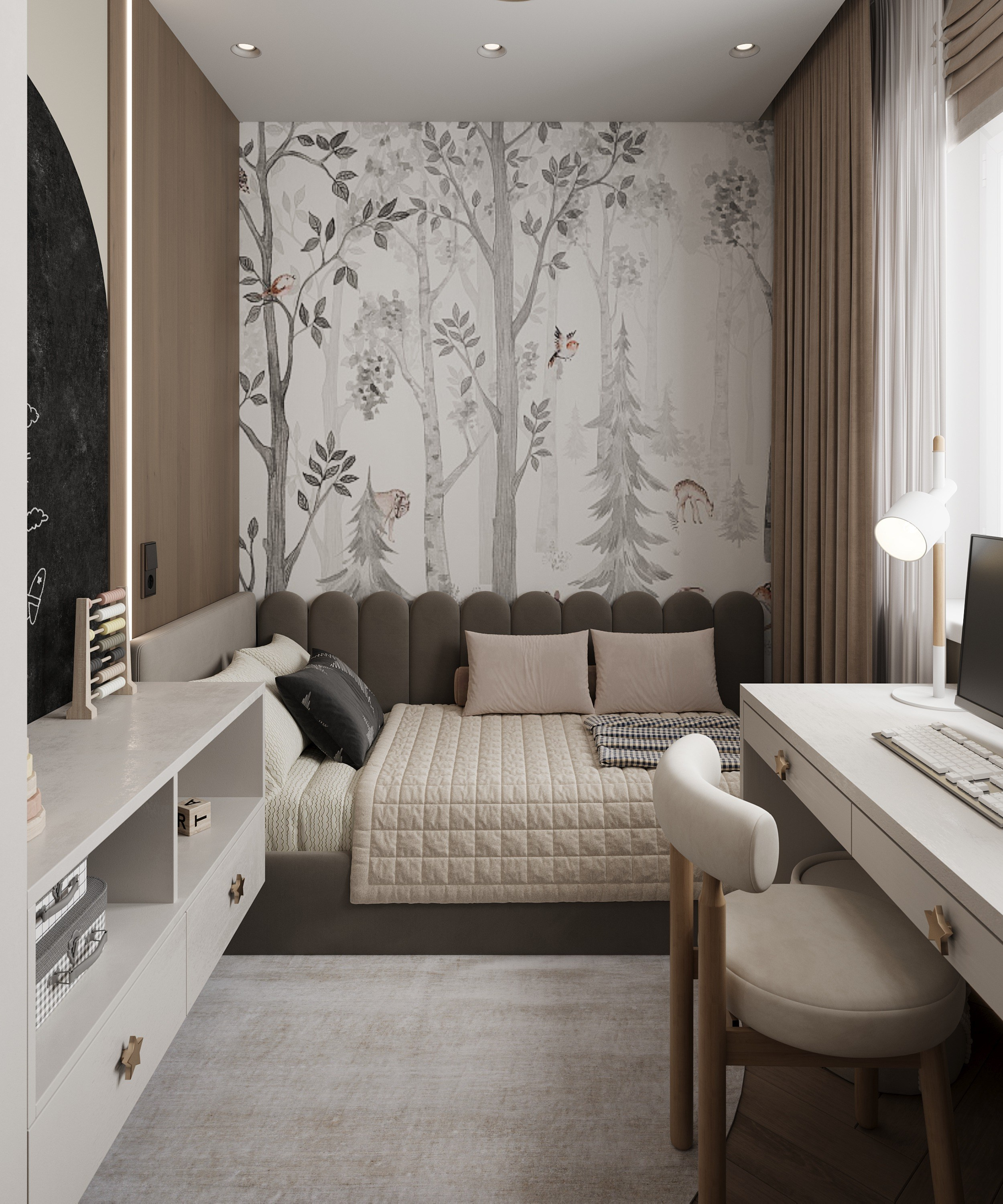 Квартира 55 м² г. Иркутск. ПРОЕКТИРОВАНИЕ ИНТЕРЬЕРОВ И АРХИТЕКТУРНЫХ РЕШЕНИЙ В СТУДИИ SHELOFAST DESIGN