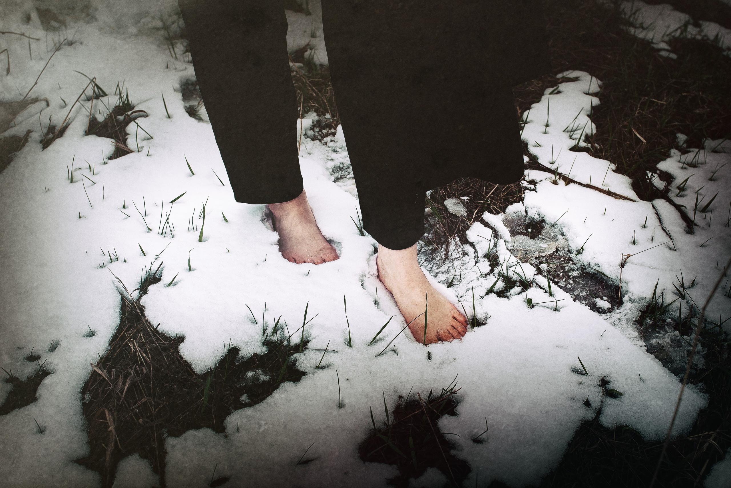 Фототерапия -Босиком по снегу. Женский фотограф Крещение Венчание Москва Брянск