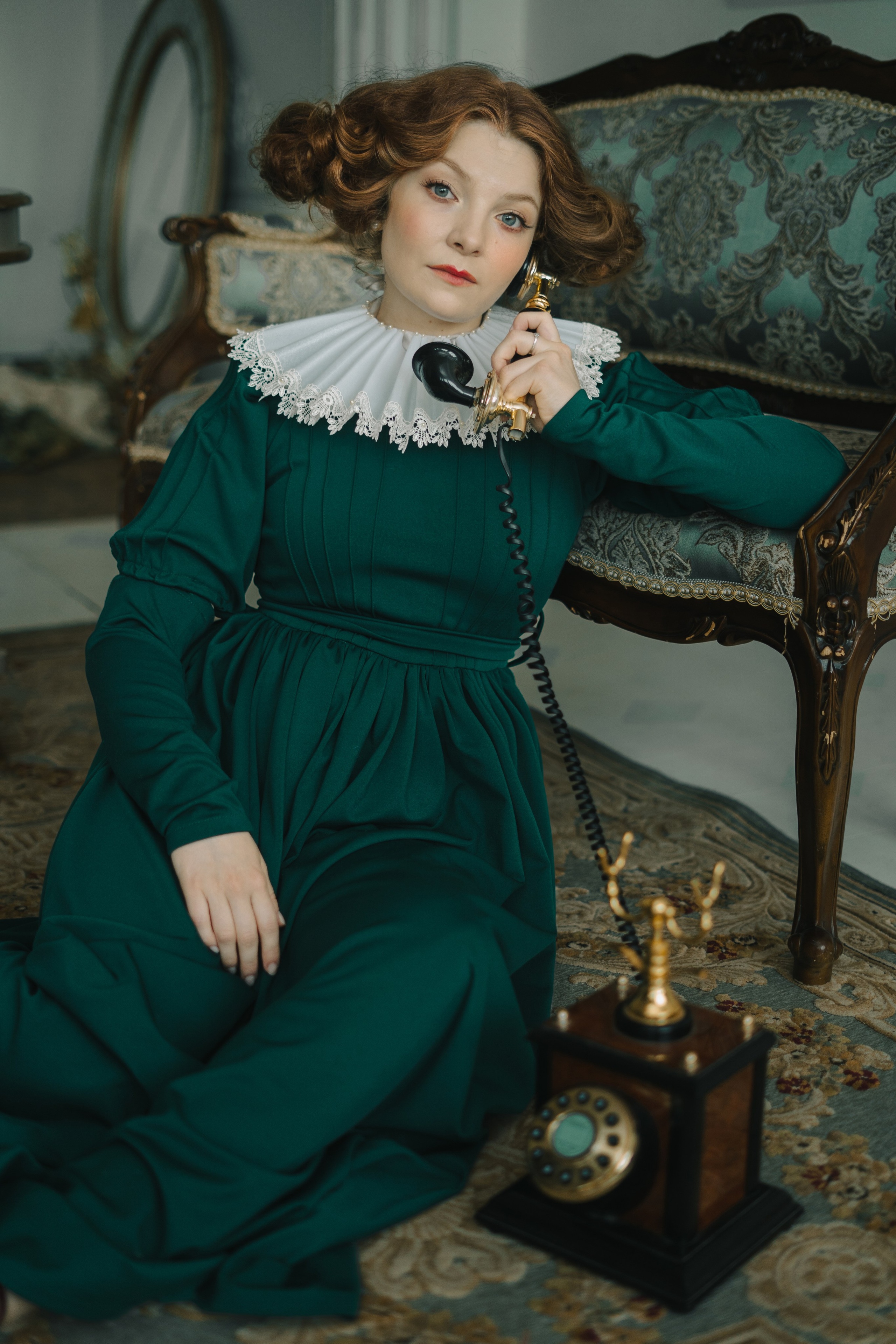 Портрет девушки XIX века. Фотограф Мария N Екатеринбург