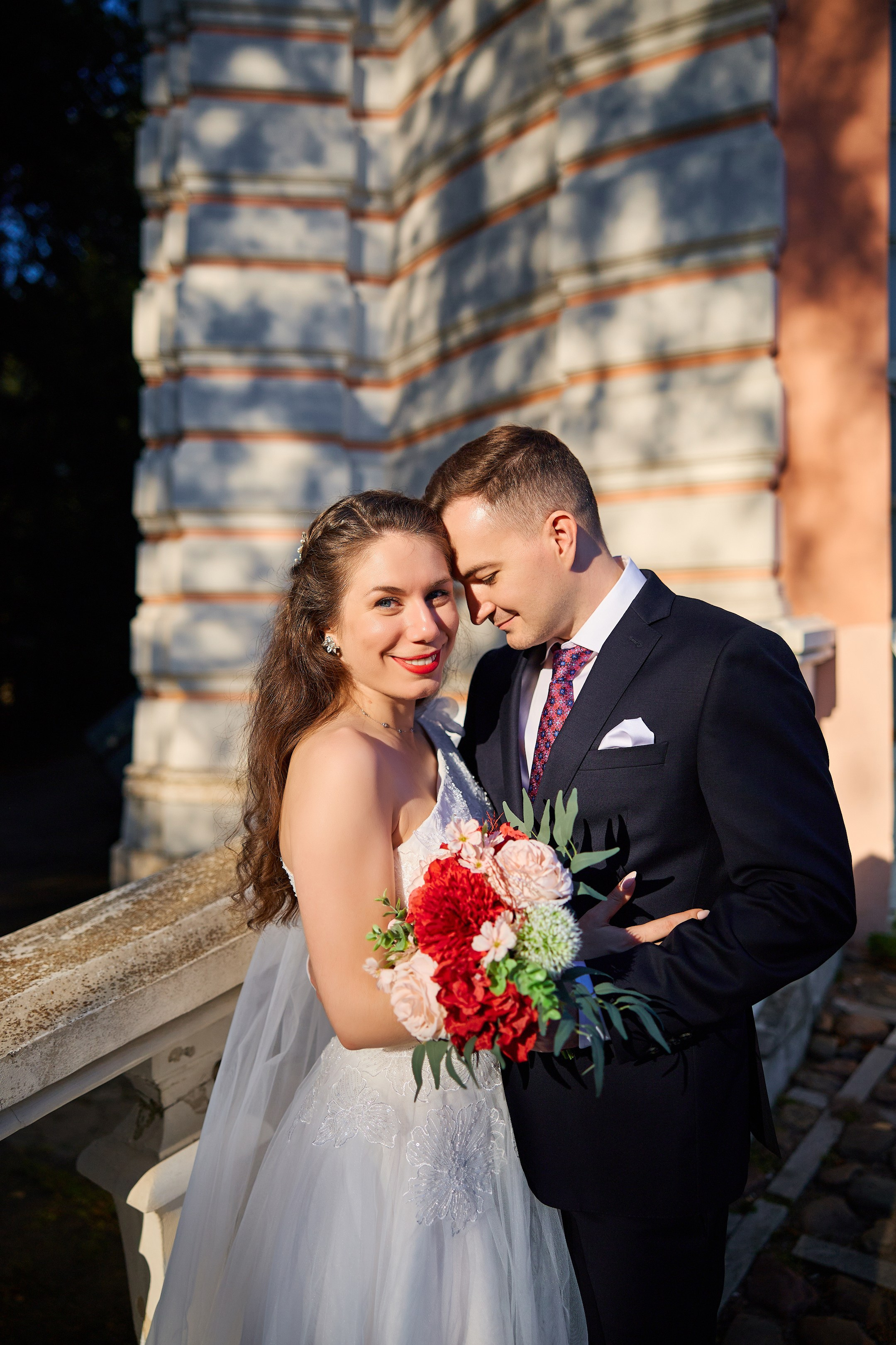 Свадебная фотосессия в Кусково. Свадебный фотограф Сергей Колбинский
