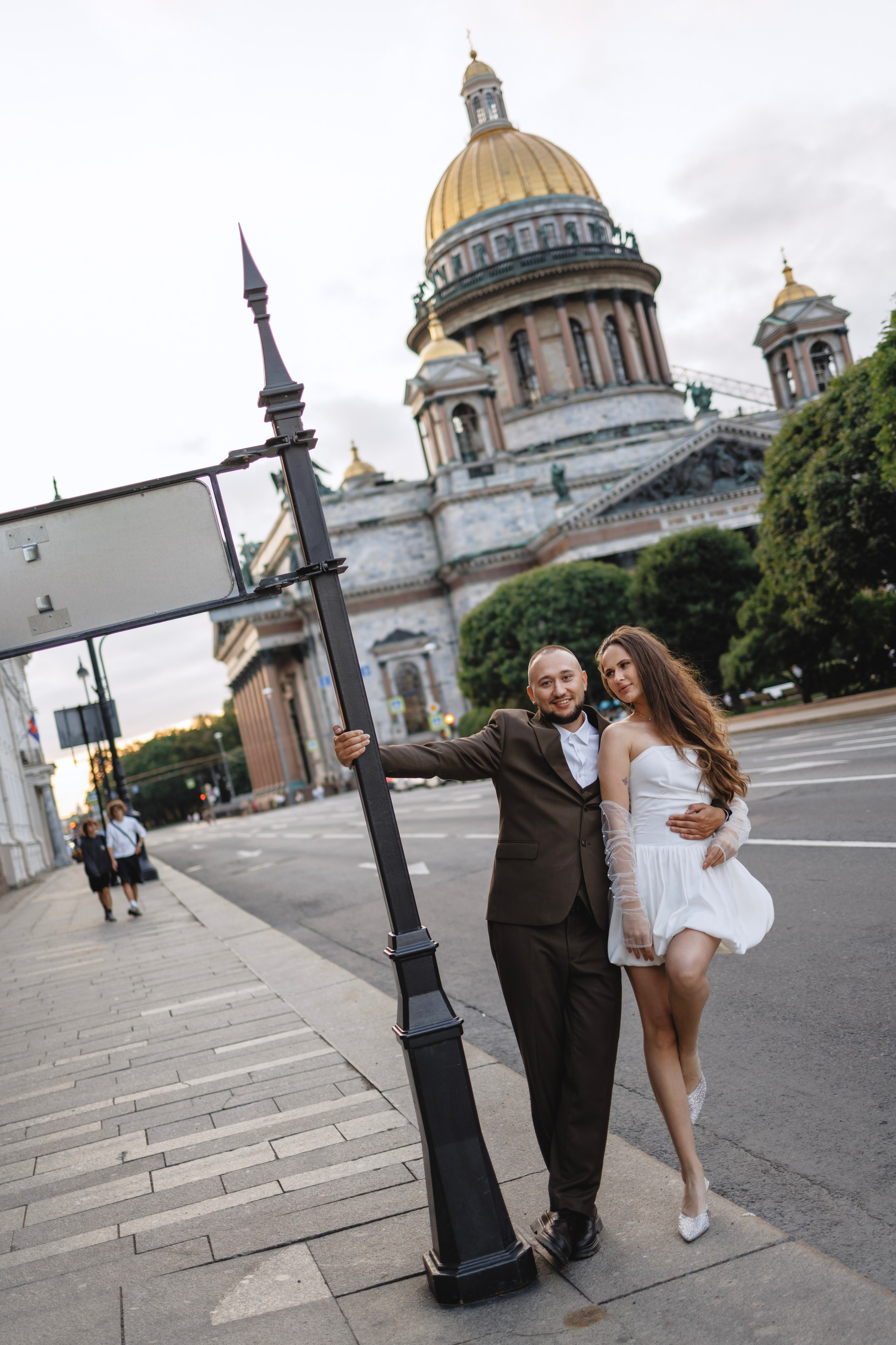 Руслан и Виолетта — Исаакий, Зимняя канавка. Боженова Елена фотограф Санкт-Петербург