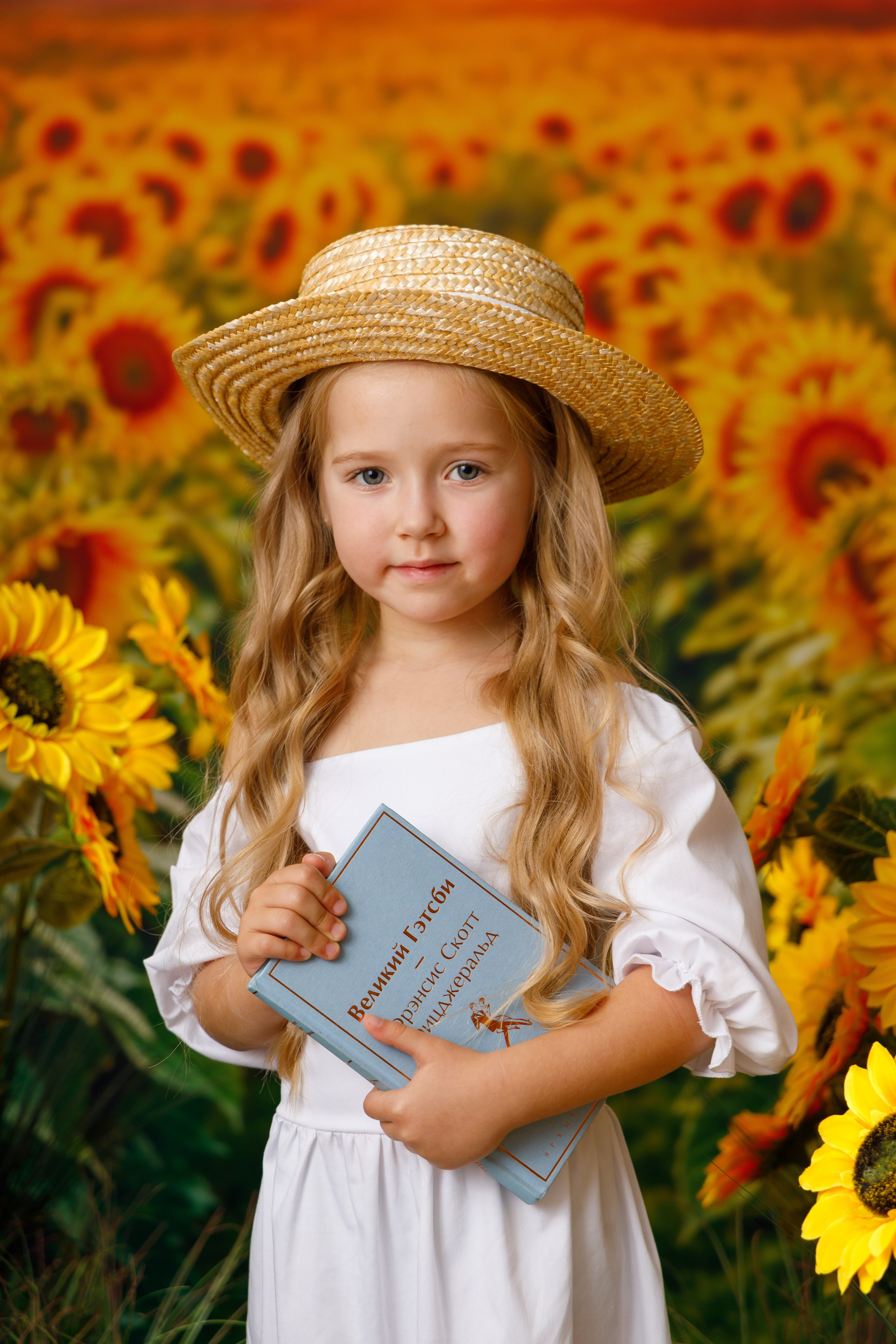 Подсолнухи. Детская фотостудия Москва