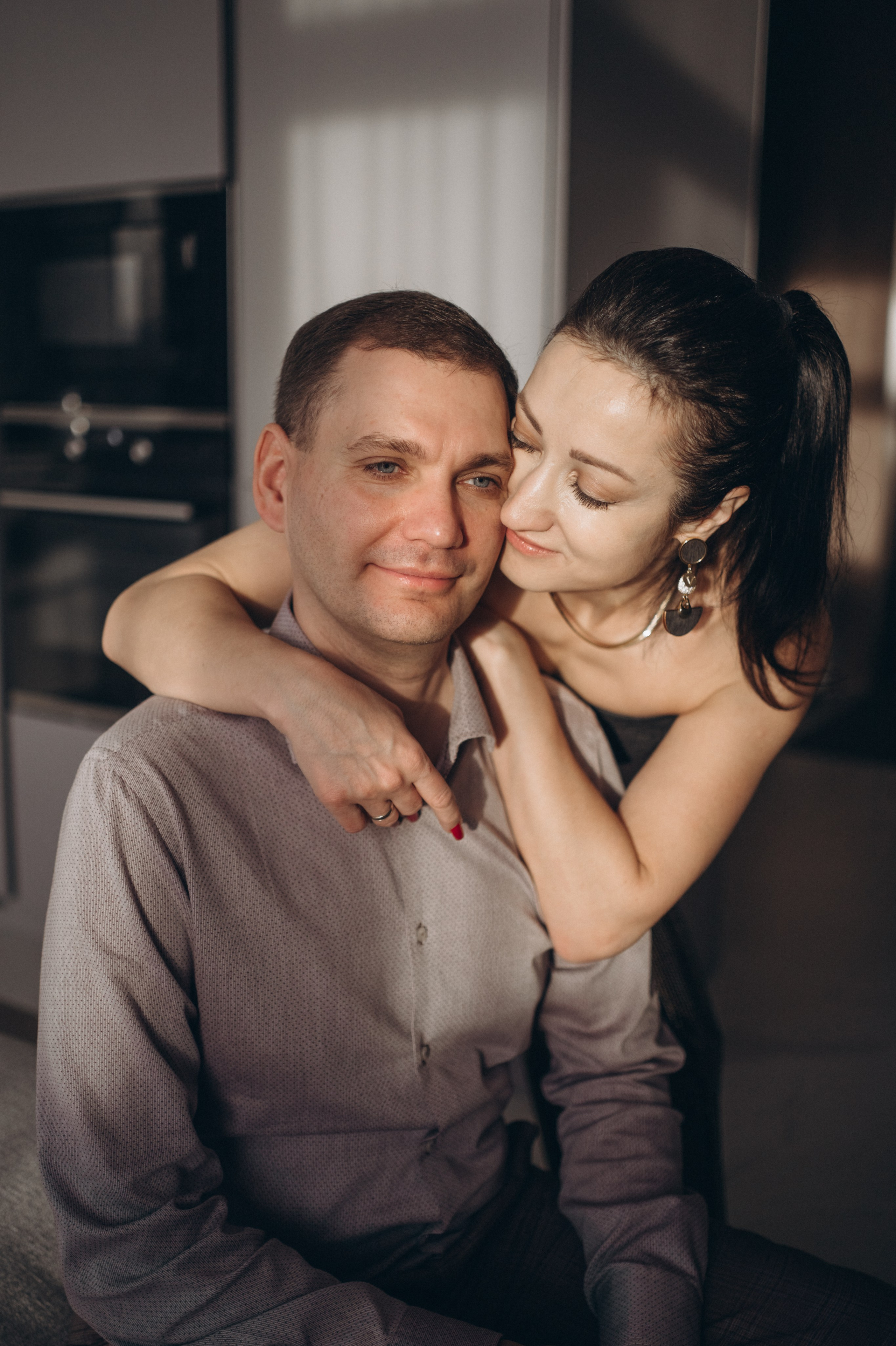 Новый год дома. Семейный фотограф, фотосессия беременности в Новосибирске Кристина Киб