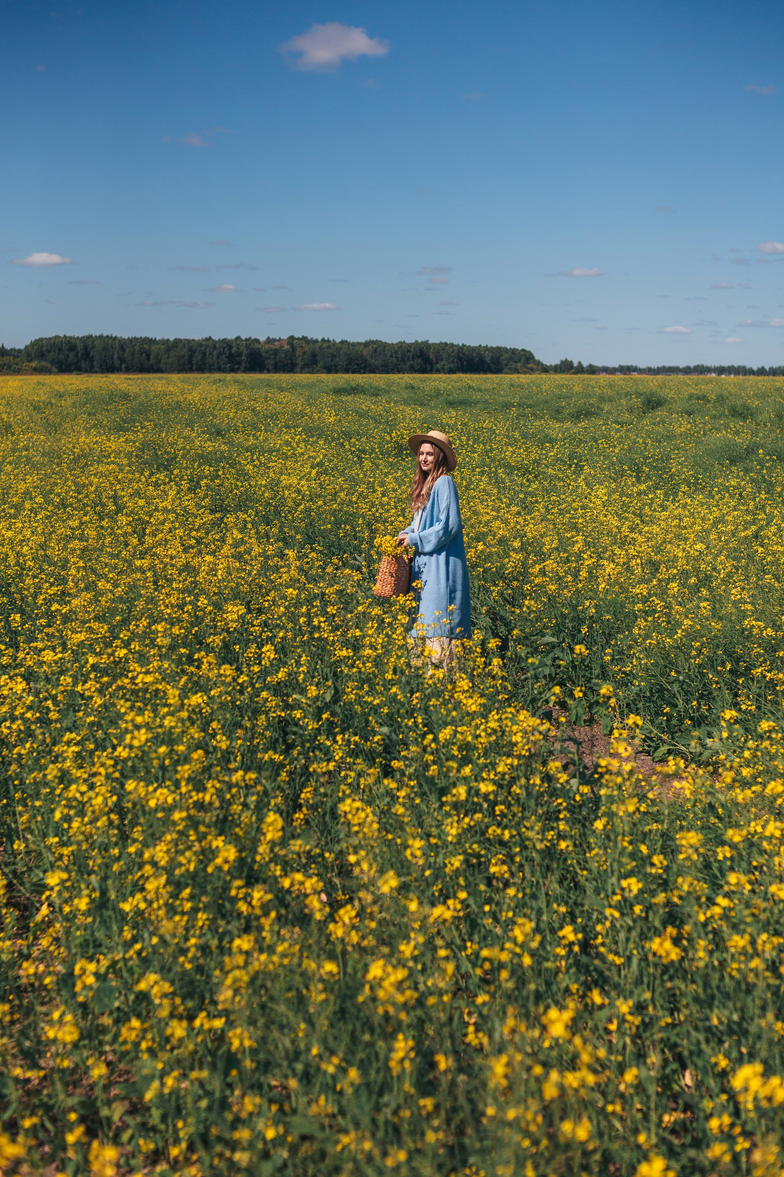 Рапсовое поле. Семейный и художественный фотограф в Тюмени Юлия Логинова