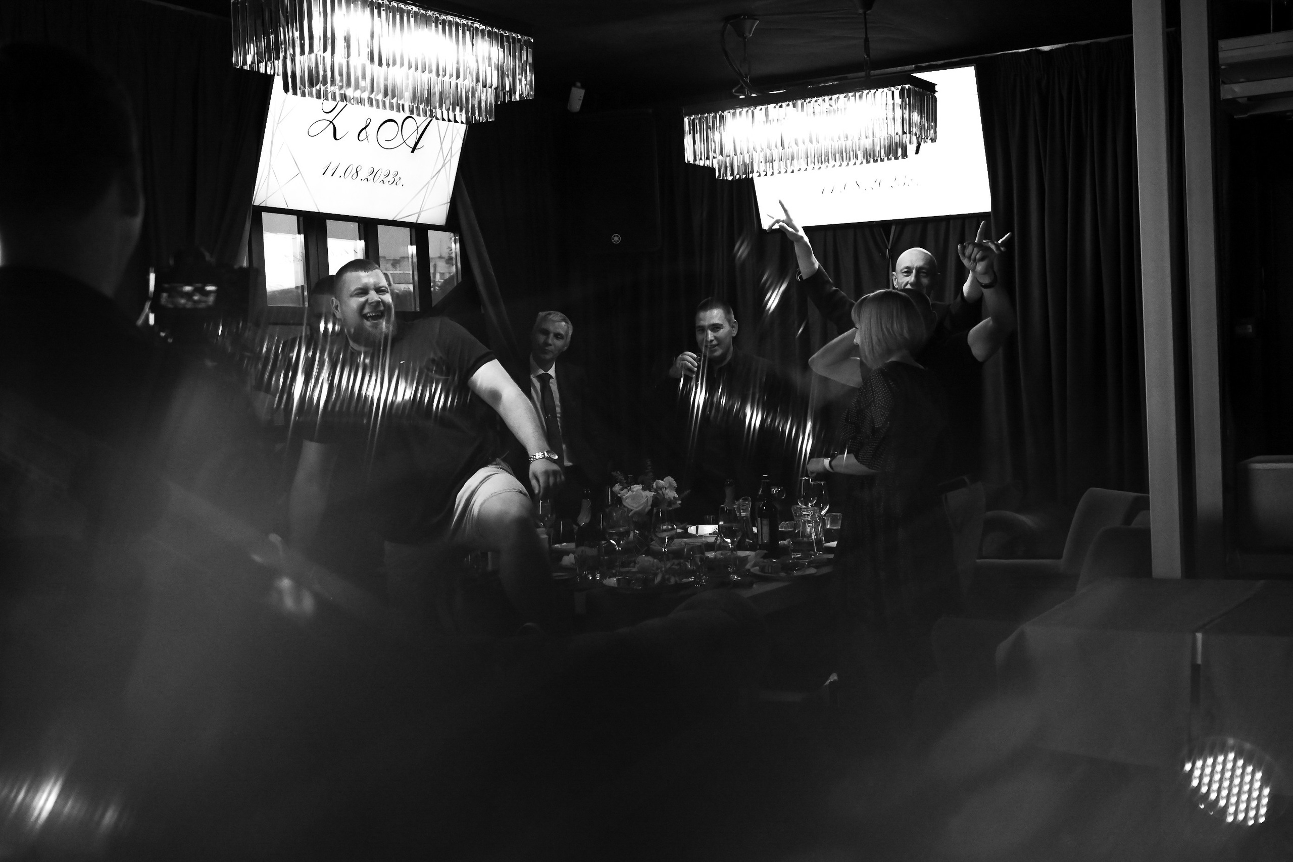 Black and white film. <3