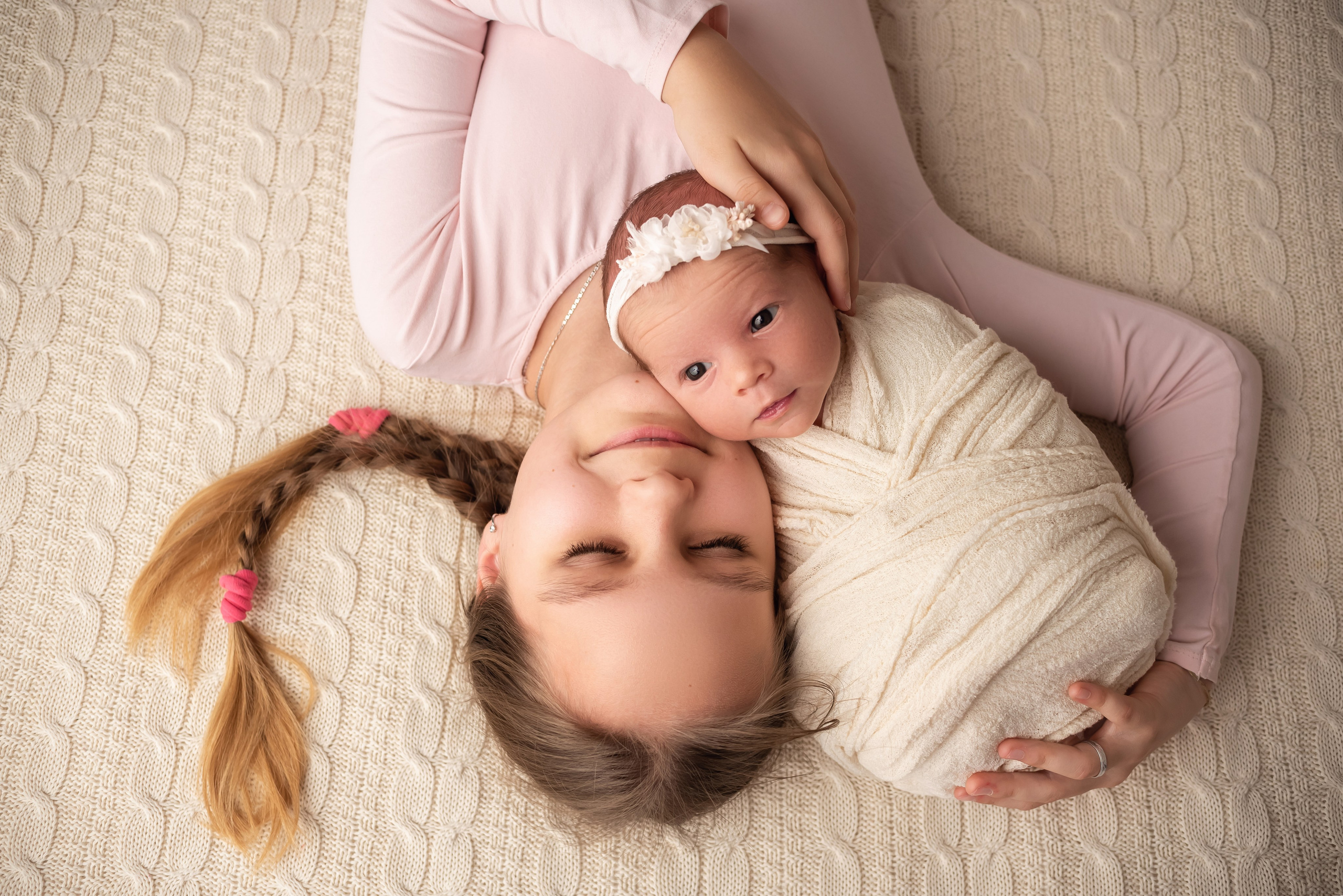 Новорождённые (в обмотках). Детский фотограф новорождённых в Минске Боровик Екатерина
