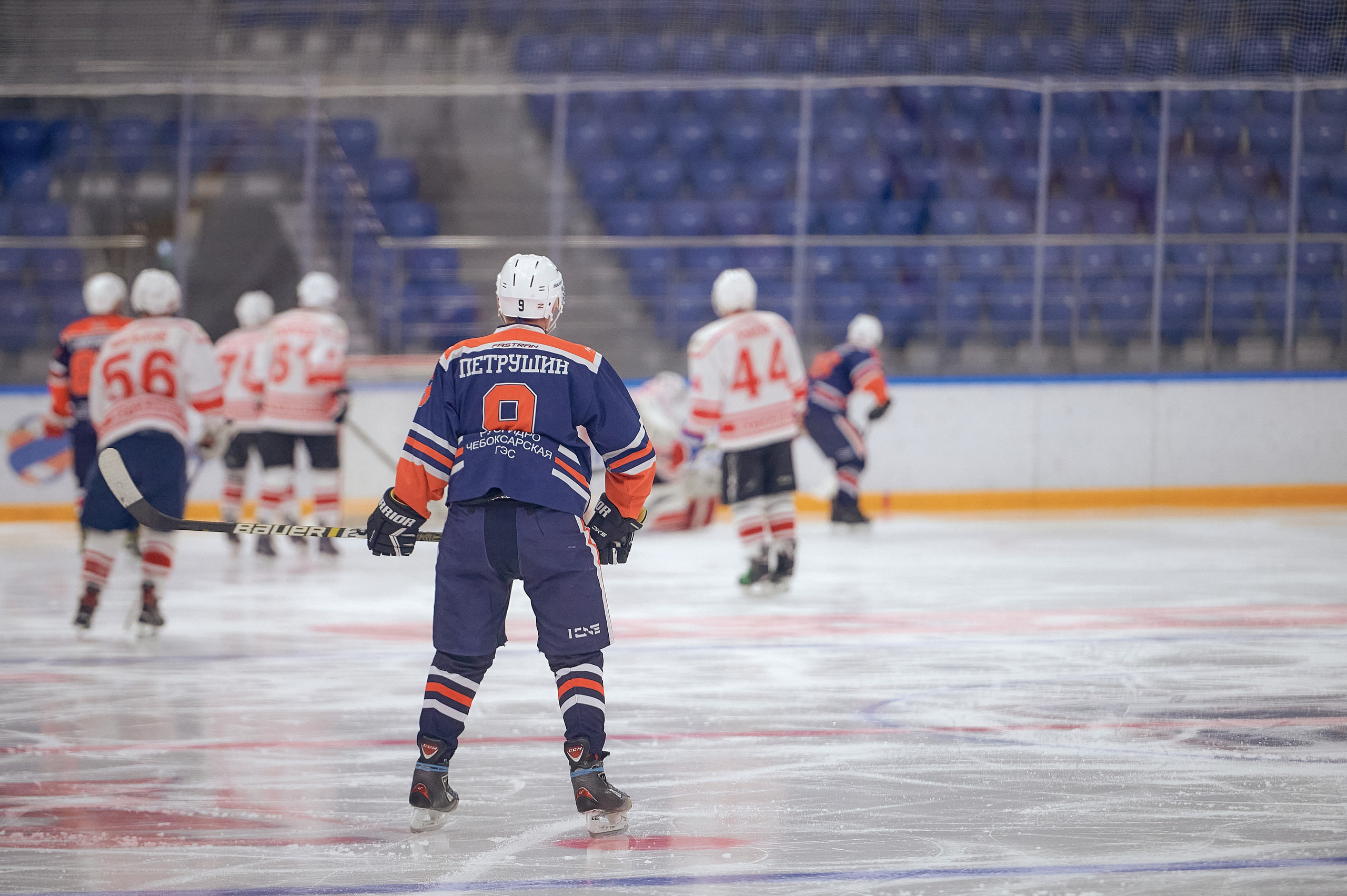 Портфолио репортажной фотосъёмки: Кристалл арена — Хоккей — РусГидро. Фотограф Яковлев Роман — Красноярск