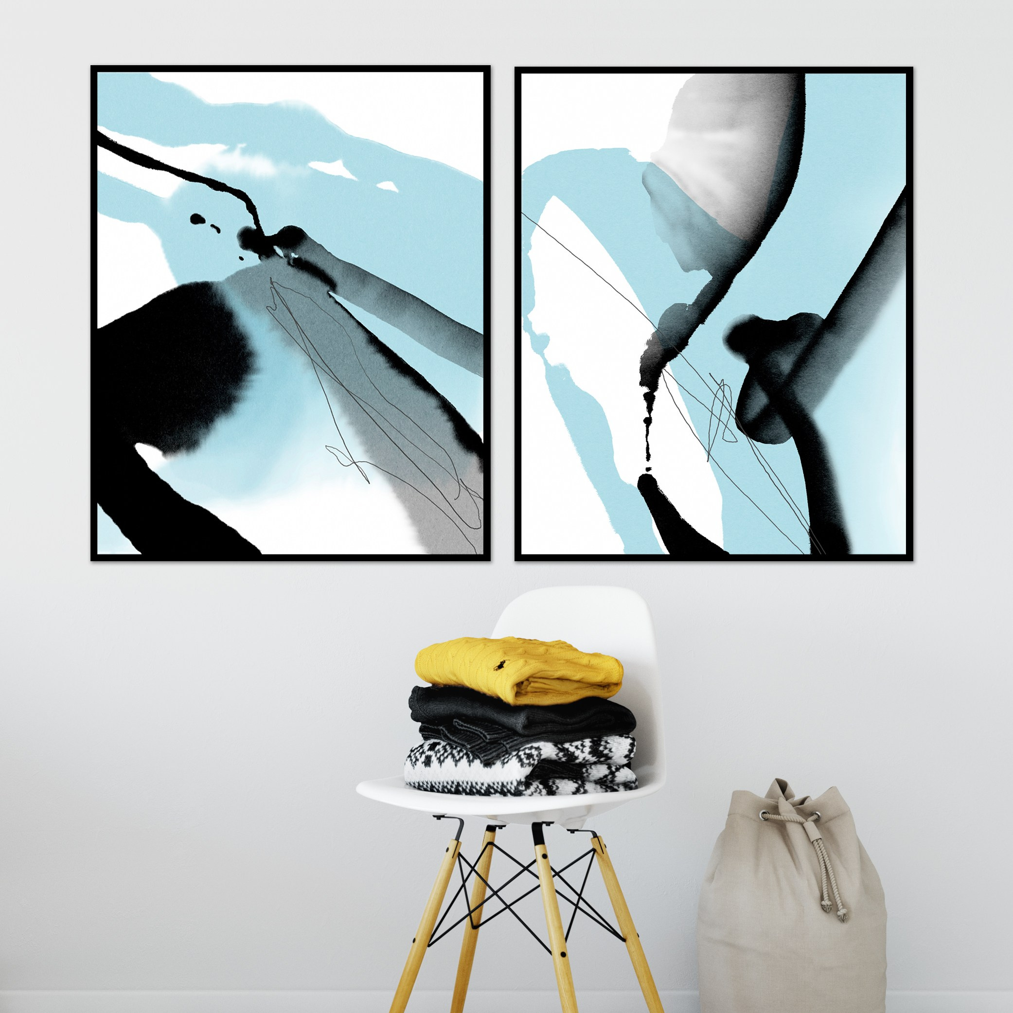 Диптих «Ice». Галерея картин художницы Бельмесовой Евгении