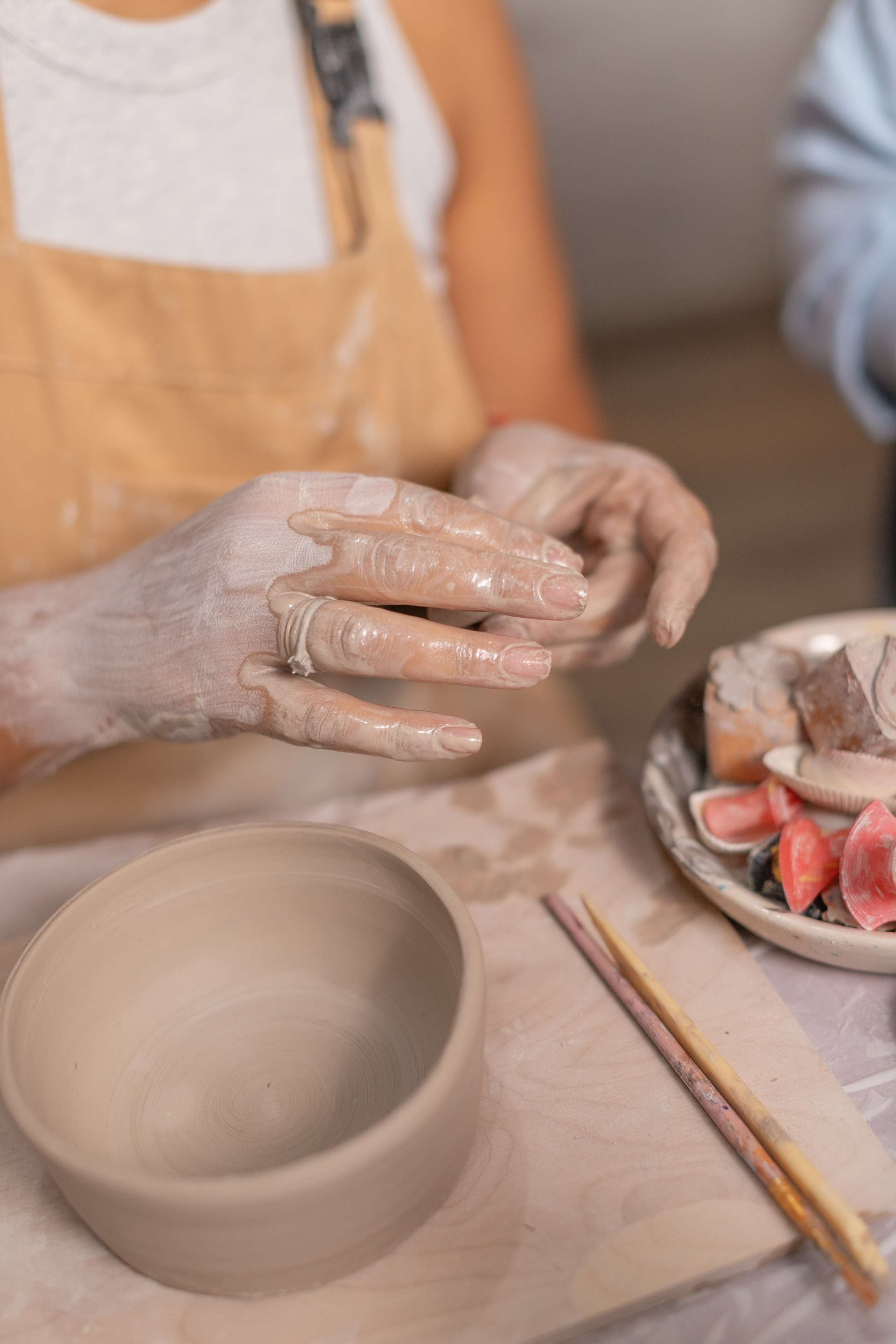 Гончарный МК Ирина и Юлия. Семейный и детский newborn фотограф в Ростове-на-Дону Наталья Лебедева