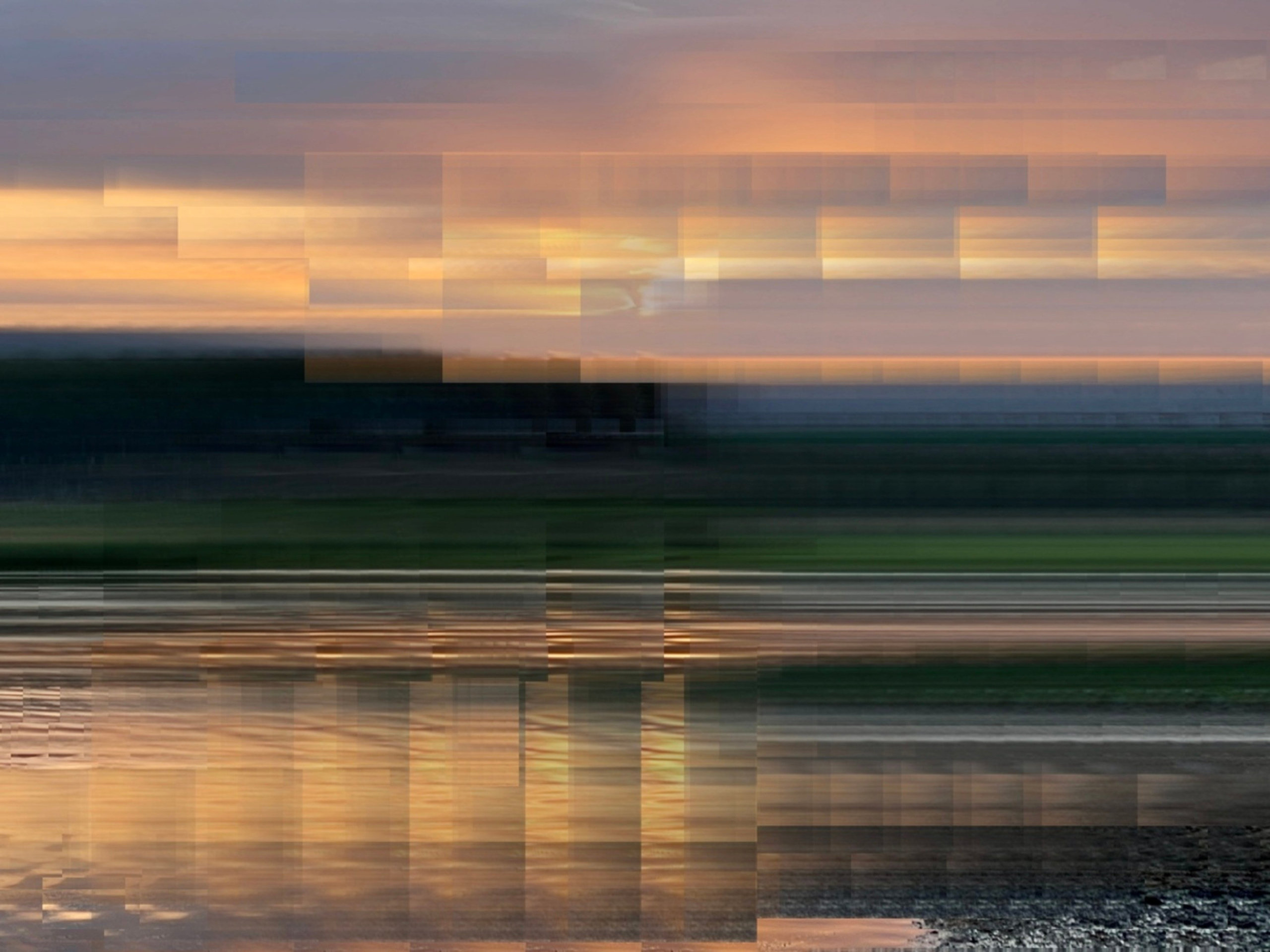 Водная гладь и её отражения. MEMORY in NATURE | digital art gallery