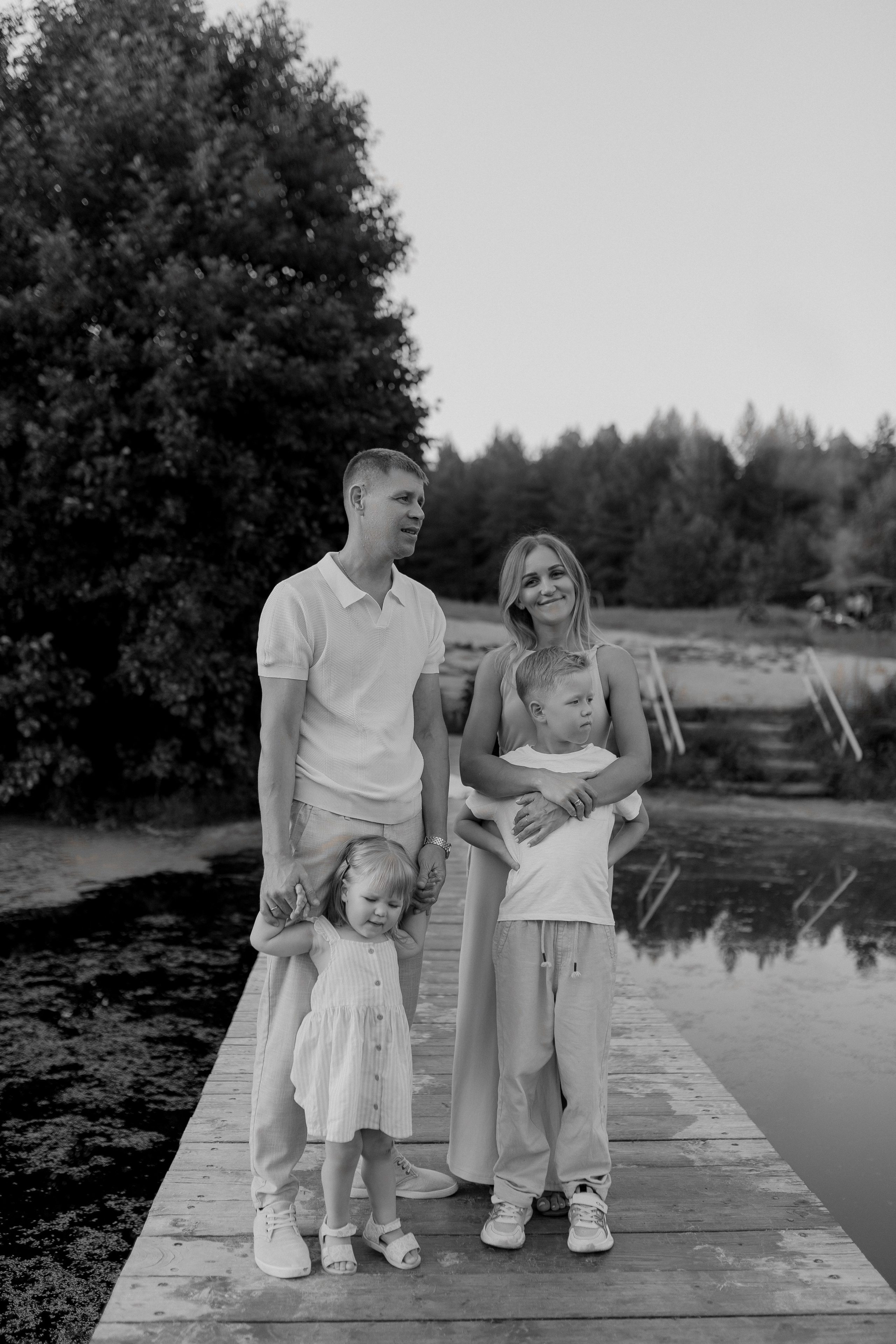 Алексей, Мария, Ваня и Варя. Фотограф Татьяна Семенова